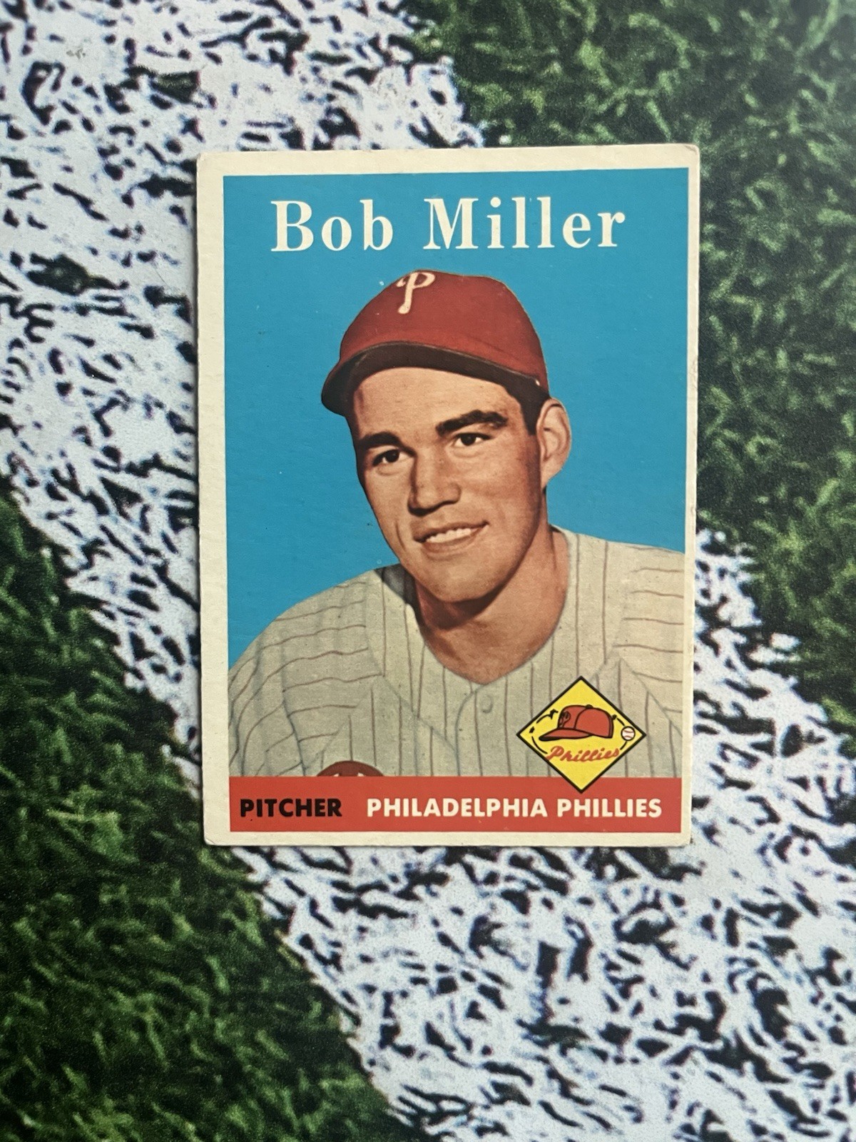 1958 Topps Baseball Bob Miller #326 Philadelphia Phillies EX Low Shipping
