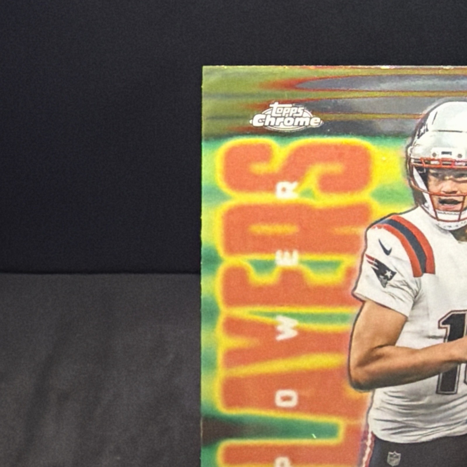 2025 Topps Chrome NFL Drake Maye Power Players Refractor PP-10 Patriots