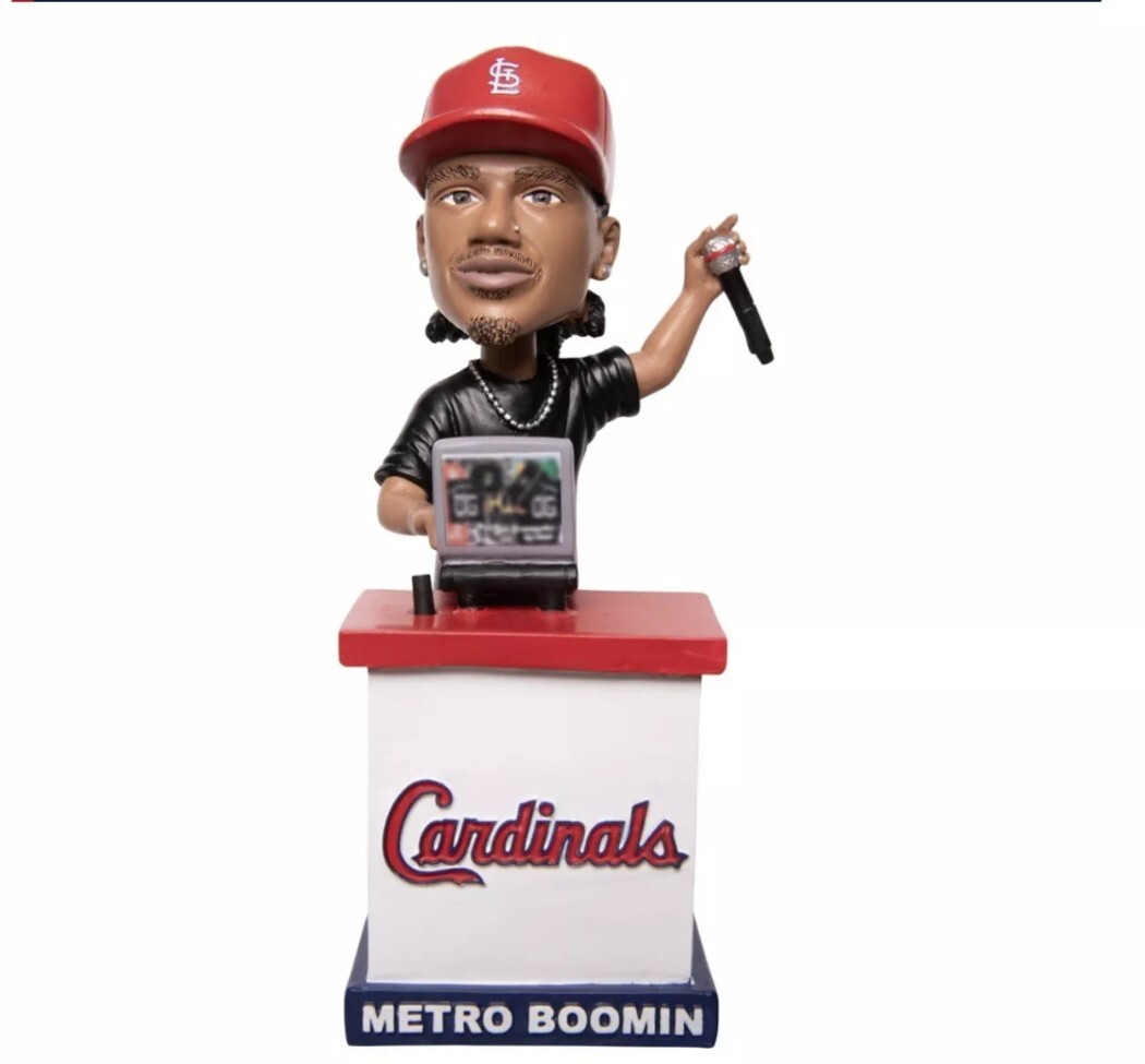 ST LOUIS CARDINALS METRO BOOMIN BOBBLEHEAD 5/20/2024 GIVEAWAY SGA IN-HAND