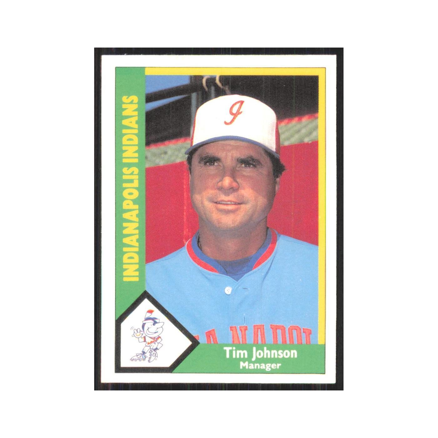 1990 CMC Minor League Tim Johnson Indianapolis Indians #75