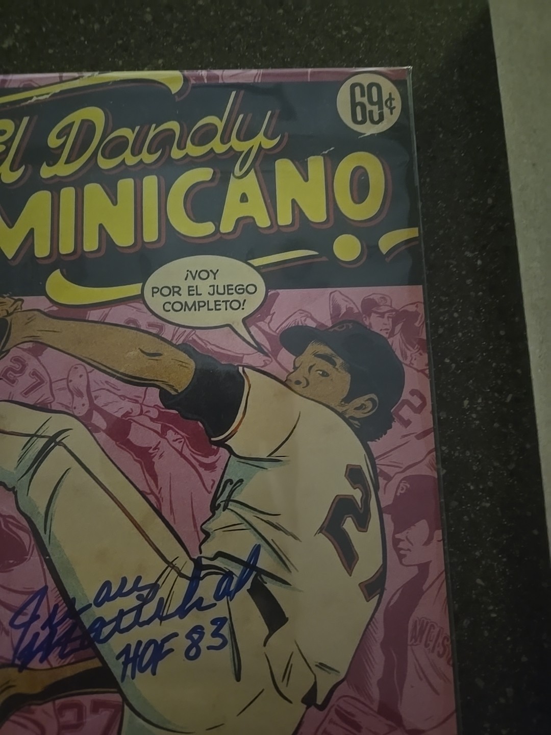 Pop Fly Shop Print El Dandy Dominicano Juan Marichal SF Giants Auto Inscribed