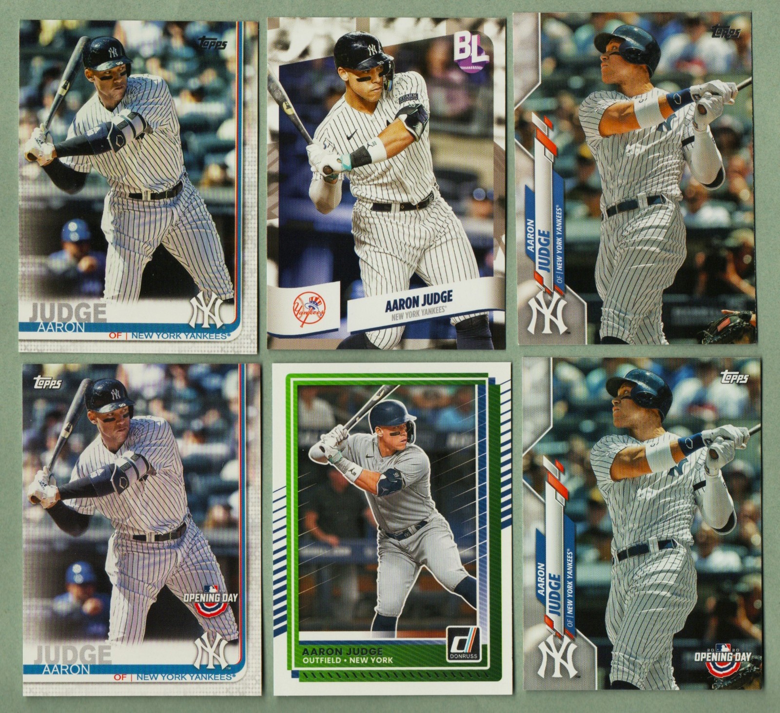 AARON JUDGE 53 Different Baseball Cards 2018 thru 2026