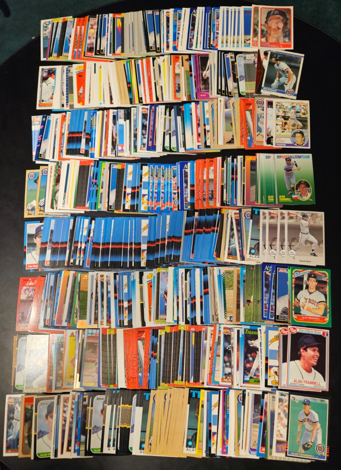 Huge HOF Player Lot of 800 Alan Trammell Cards – Inserts, Base, Parallels
