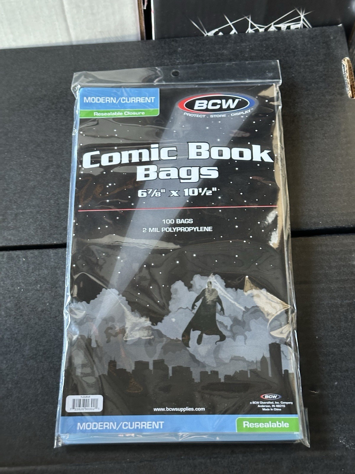 8 packs 800 – BCW Current Modern Resealable 2-Mil Polypropylene Comic Book Bags!