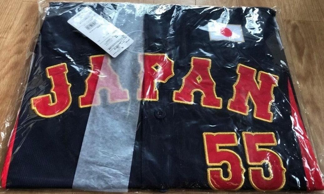 Munetaka Murakami SAMURAI JAPAN Replica Jersey XL size Visitor Ver. Mizuno