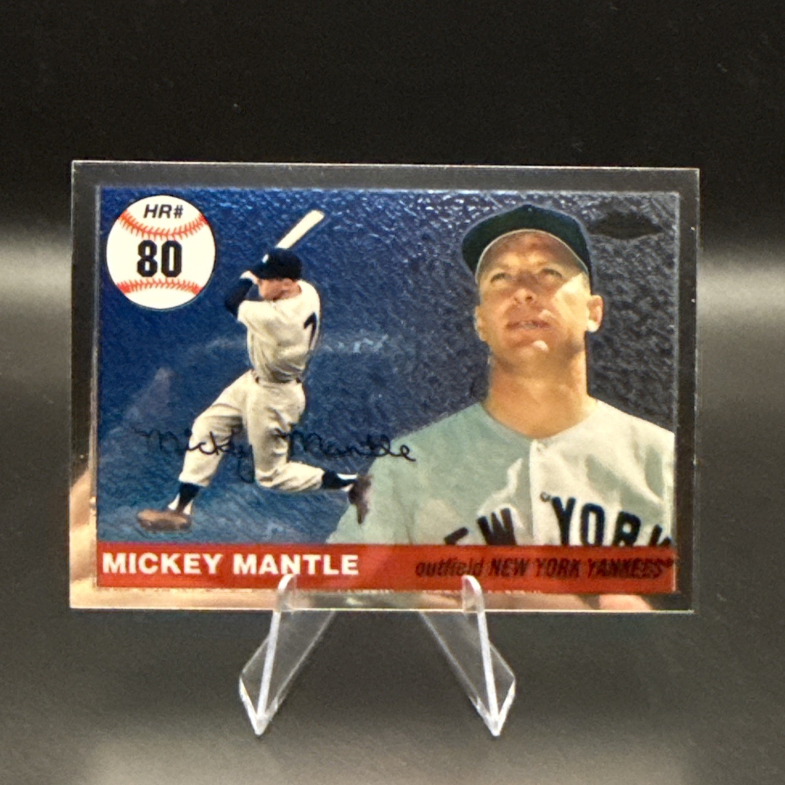 2007 Topps Chrome – Mickey Mantle Home Run History Mickey Mantle #MHRC80