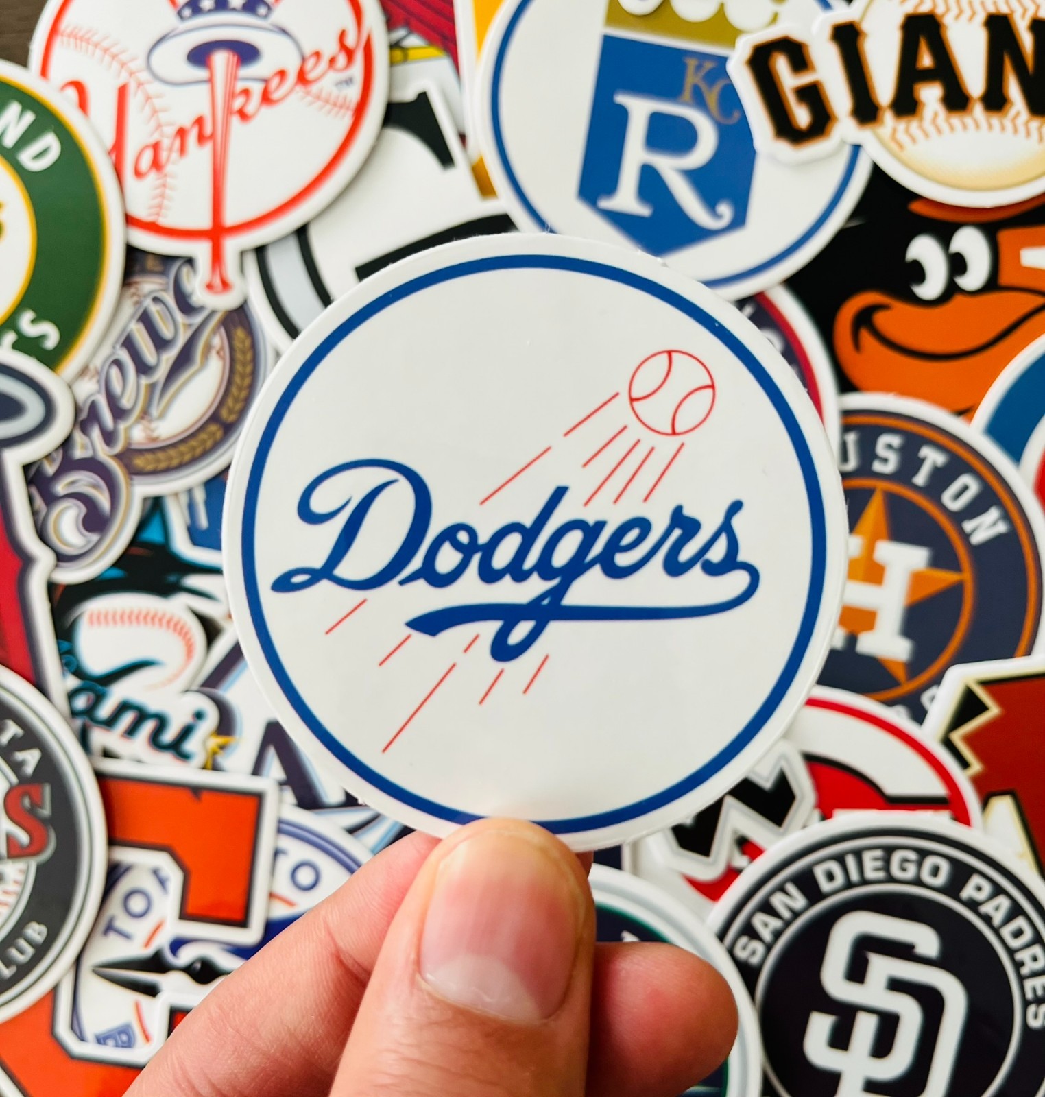 30pcs MLB Baseball Stickers – All 30 Teams Logo – Waterproof Vinyl Stickers