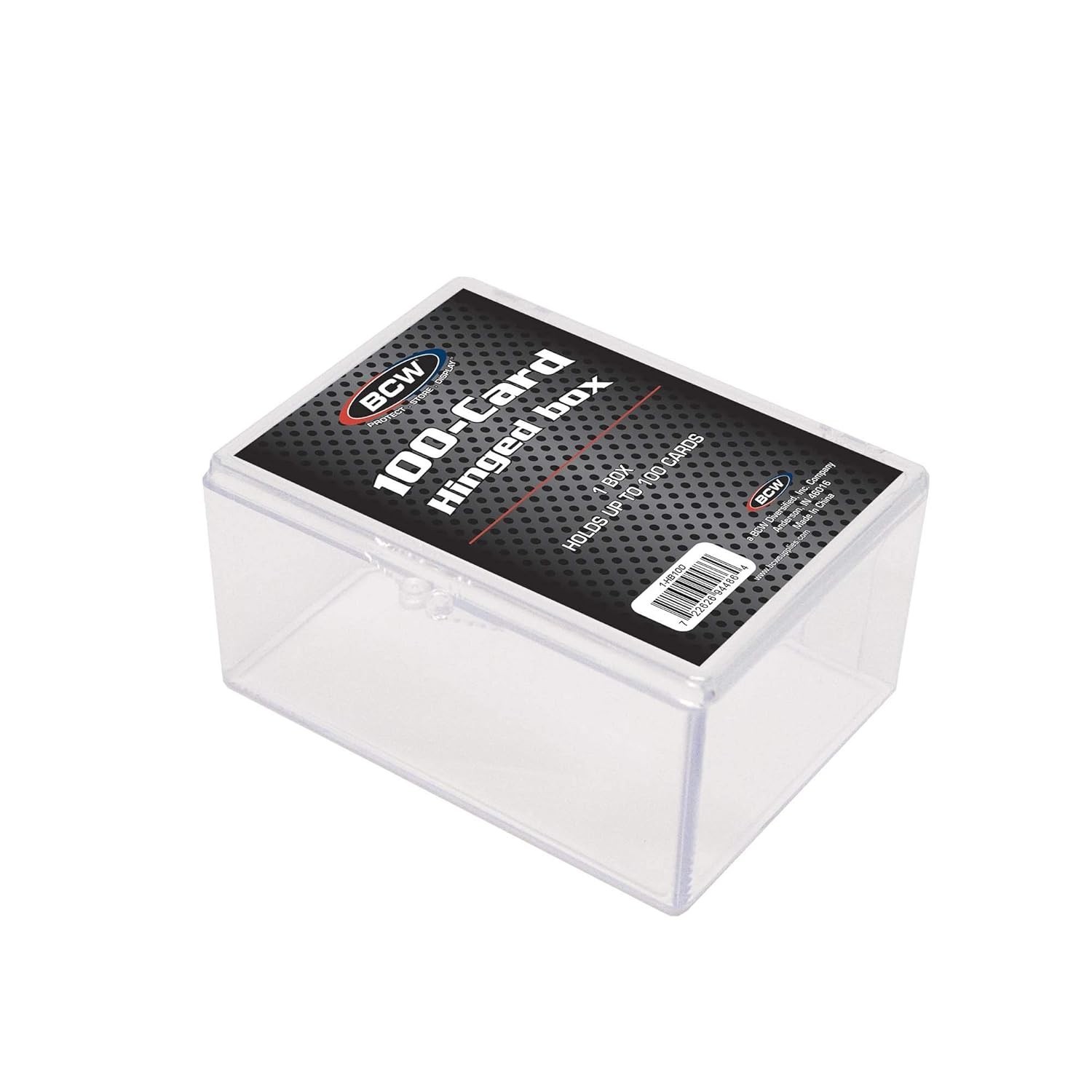 BCW 100 Count Hinged Box Trading Cards Storage Box – NEW!