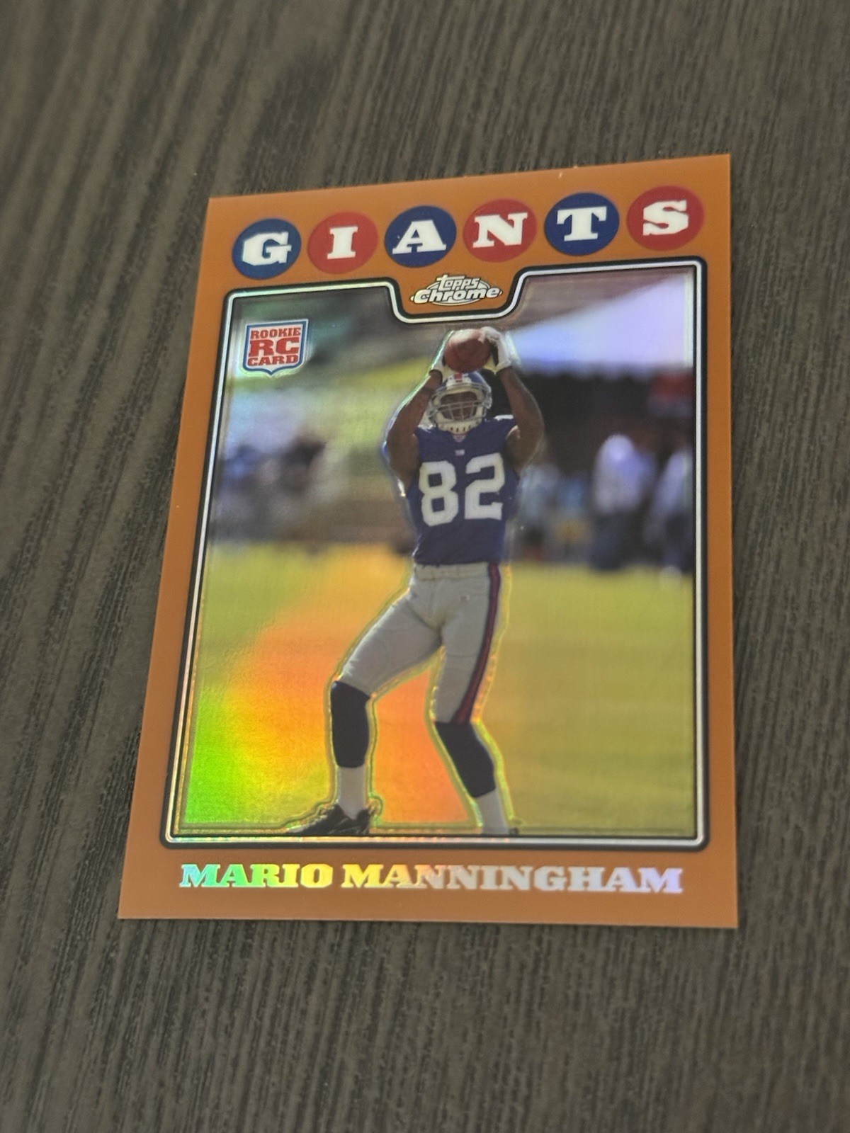 2008 Topps Chrome Copper Refractor /425 #TC201 MARIO MANNINGHAM Rookie Card RC