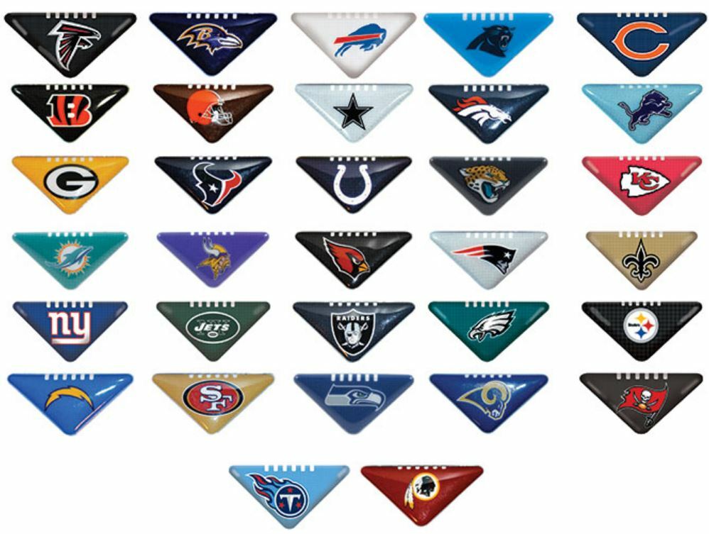 NFL Tabletop Footballs – Pick Your Team – Flick It – Licensed Gumball / Vending