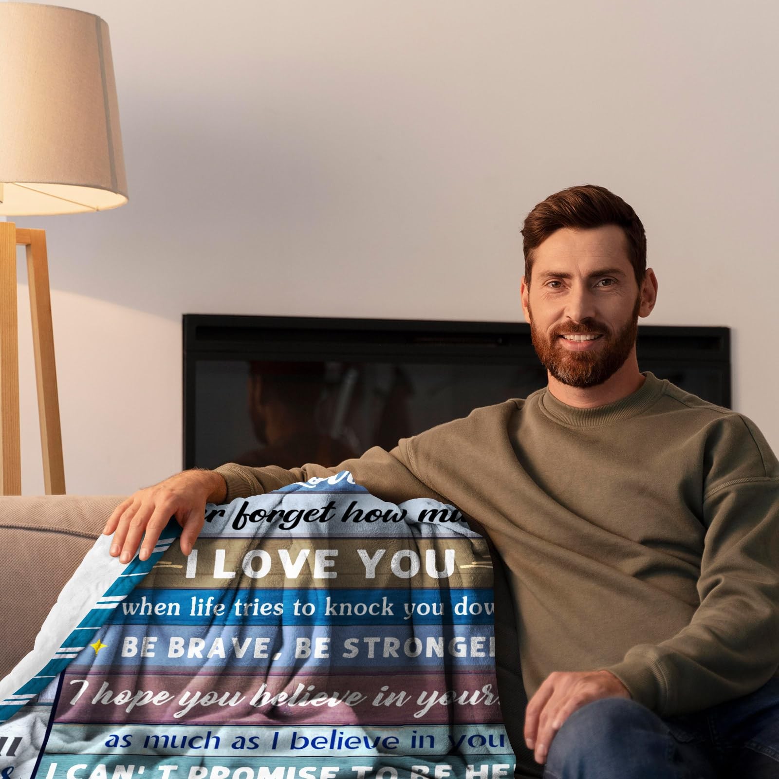 NORGOPRON Birthday Gifts for Son, Graduation Son 50″ x 60″,