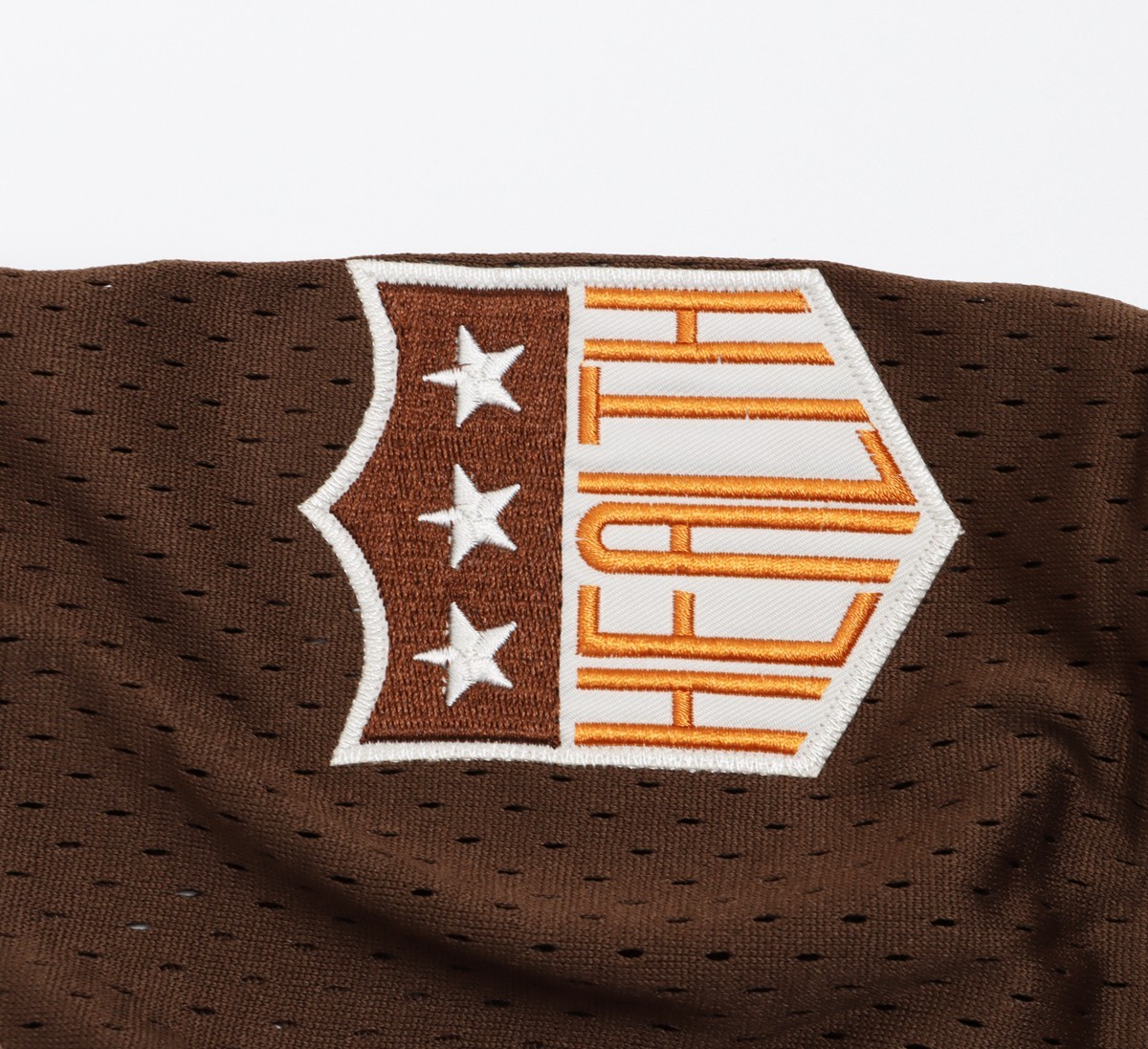 Ebbets Field Flannels New York Black Yankees Sandbag V-Neck Mesh Jersey Large