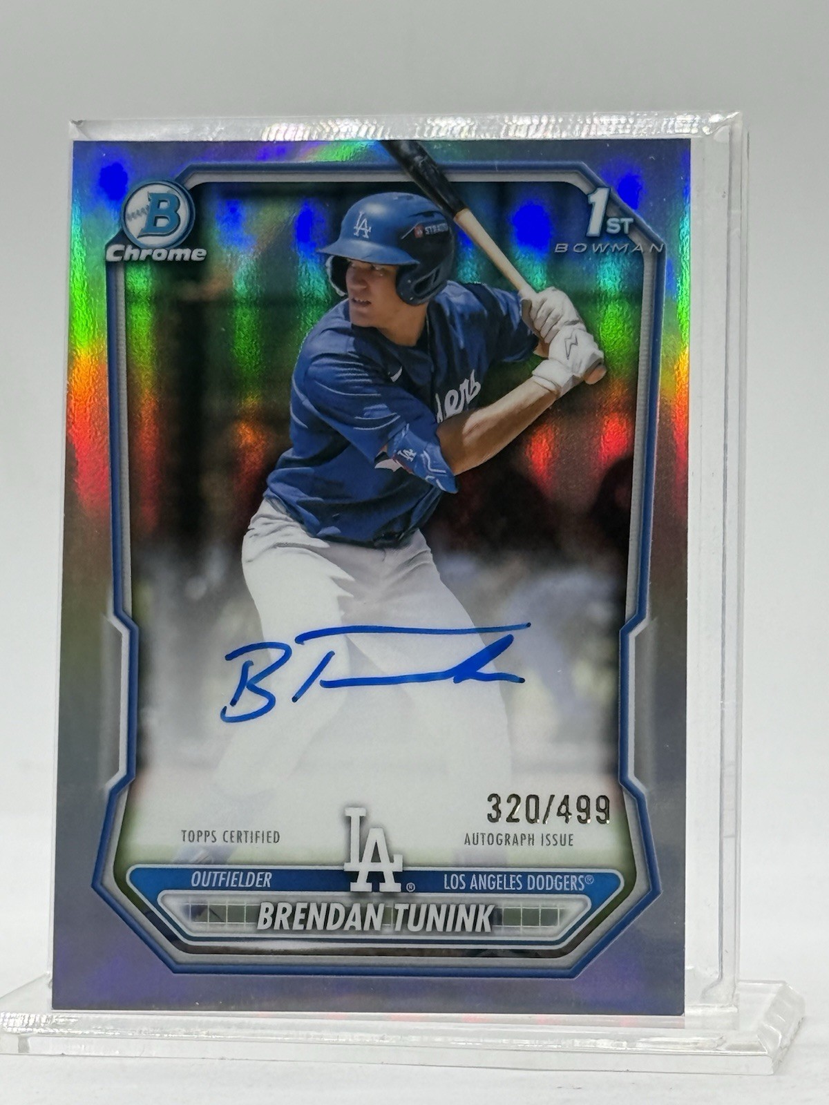 2025 Topps Chrome Silver Sparkle CHARLIE CONDON (ON-CARD AUTO – #’d / 299)