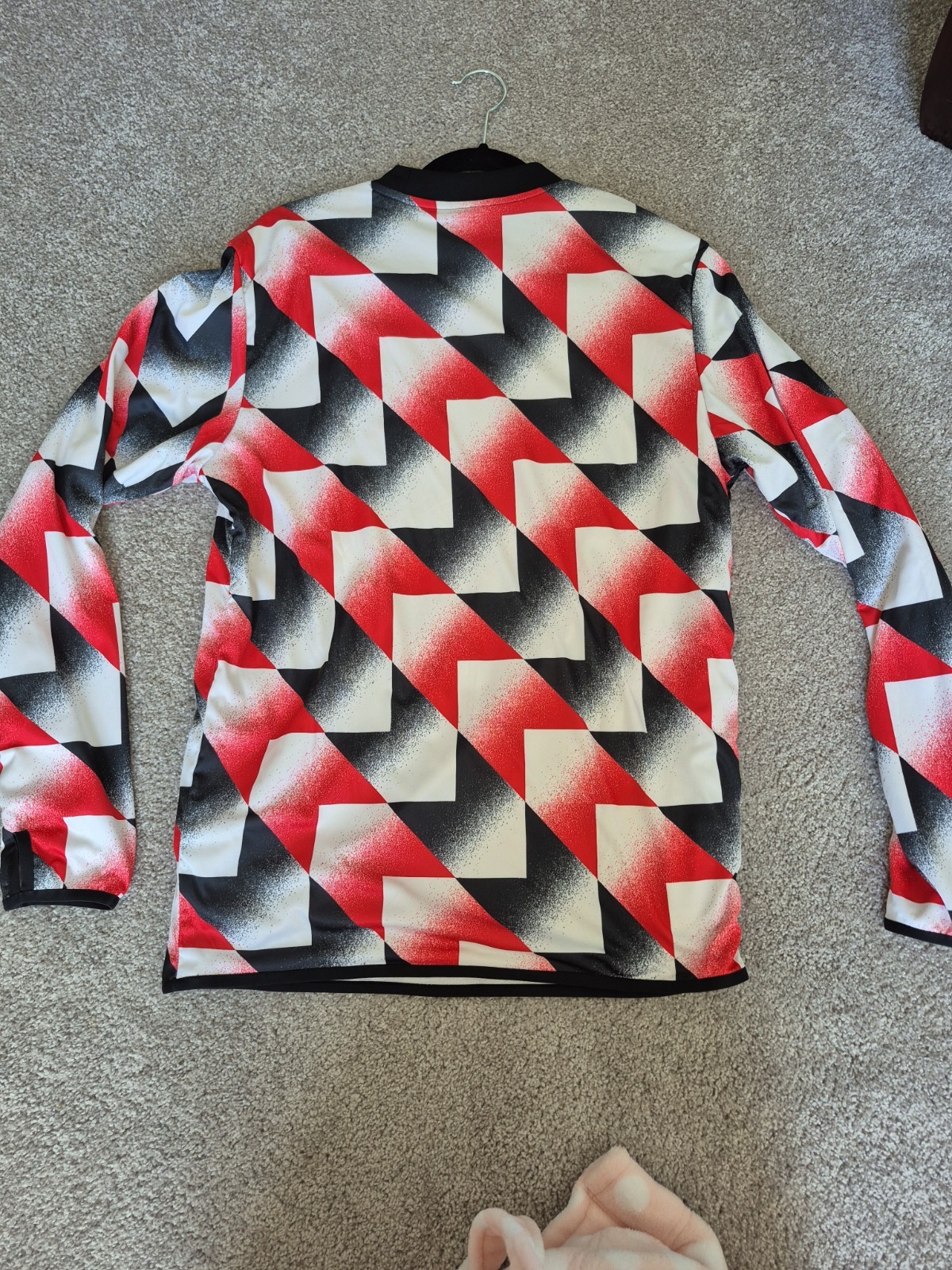 Adidas MANCHESTER UNITED 2022-2023 Pre Match Shirt Long Sleeve Medium (H56683)