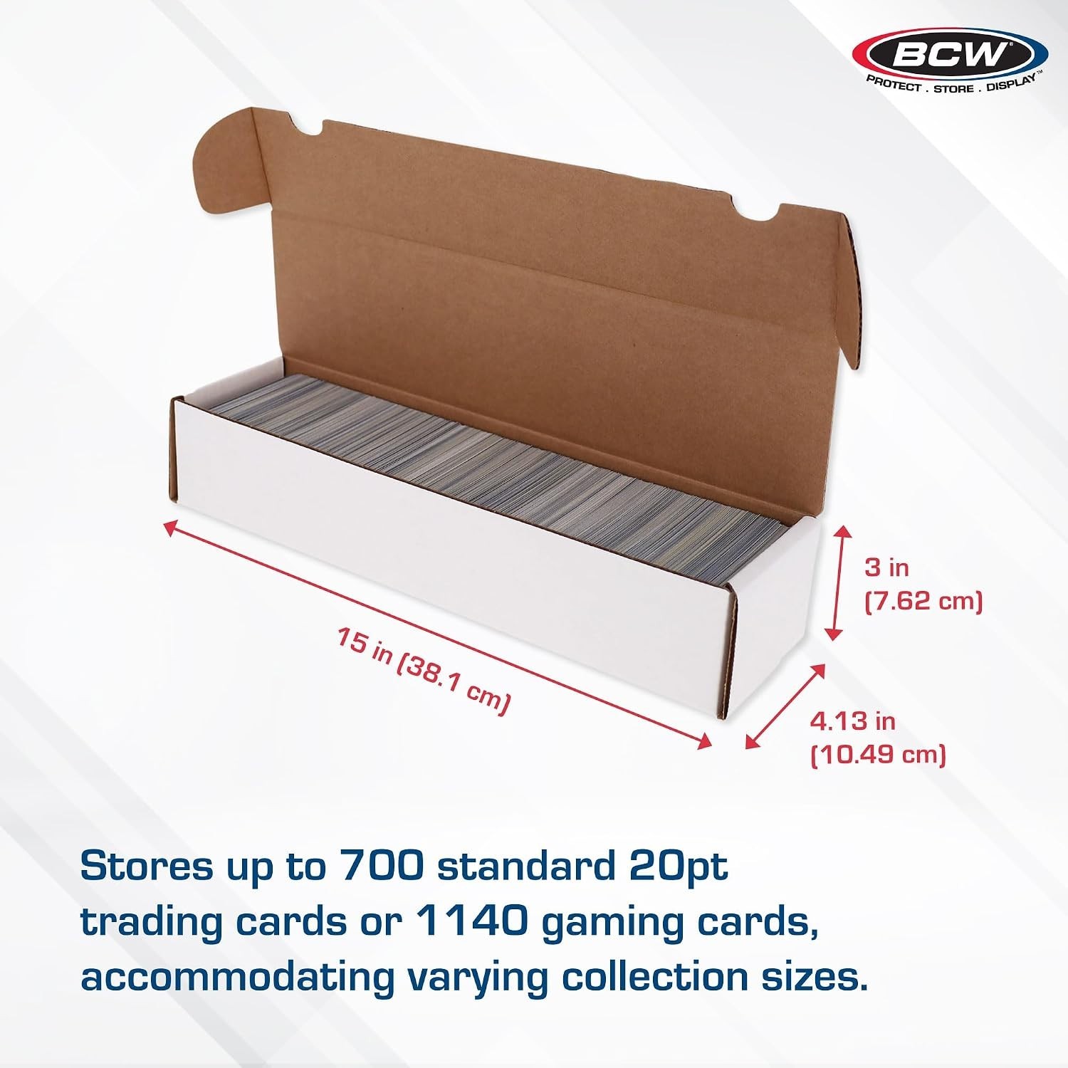 Protective Sports Card Storage Box Set – 800ct, 10 Pack
