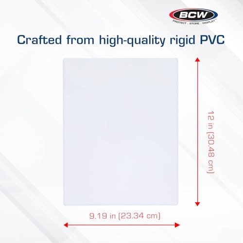 9×12 Topload Holder (20-Pack) – Rigid Print Protectors for Art Prints, Menus