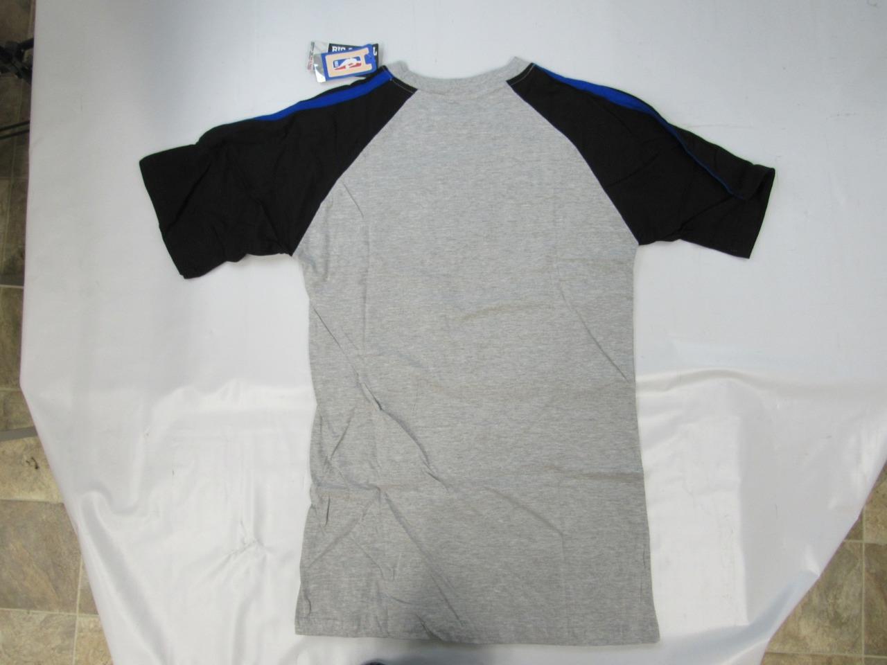 New York Knicks Mens Sizes M-L-XL Big & Tall Gray/Black Majestic Raglan Shirt