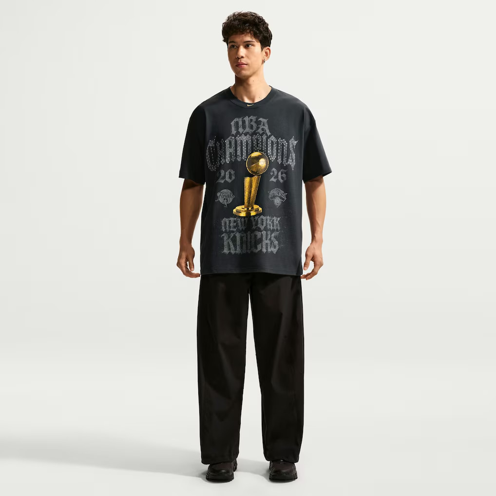 New York Knicks Nike NBA Finals Authentic Locker Room Limited On Court T-Shirt