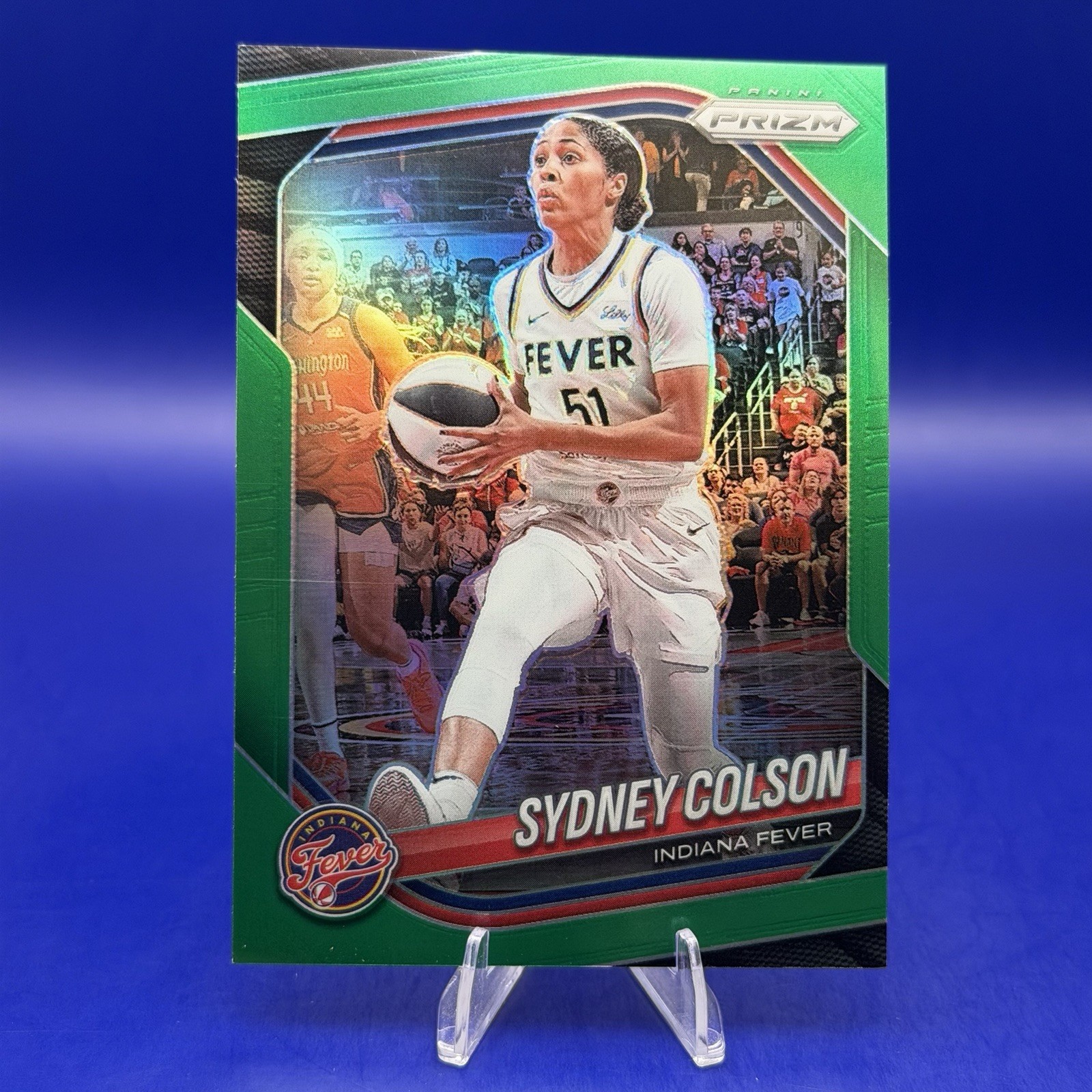 2025 Panini Prizm WNBA Basketball Sydney Colson Green Prizm #1 Indiana Fever