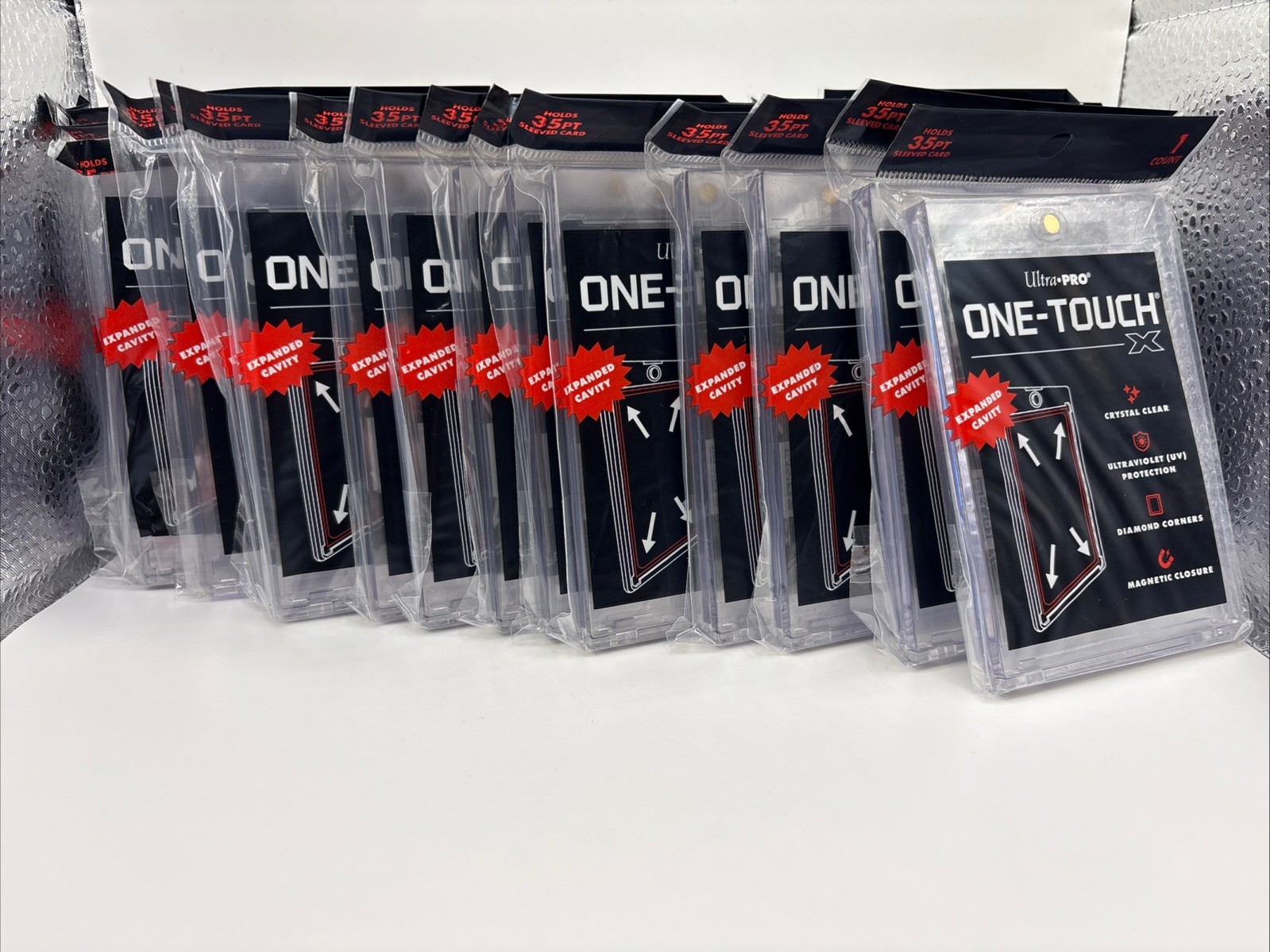 Ultra Pro One-Touch X Magnetic Card Holder 35pt UV Protection – Lot of 20