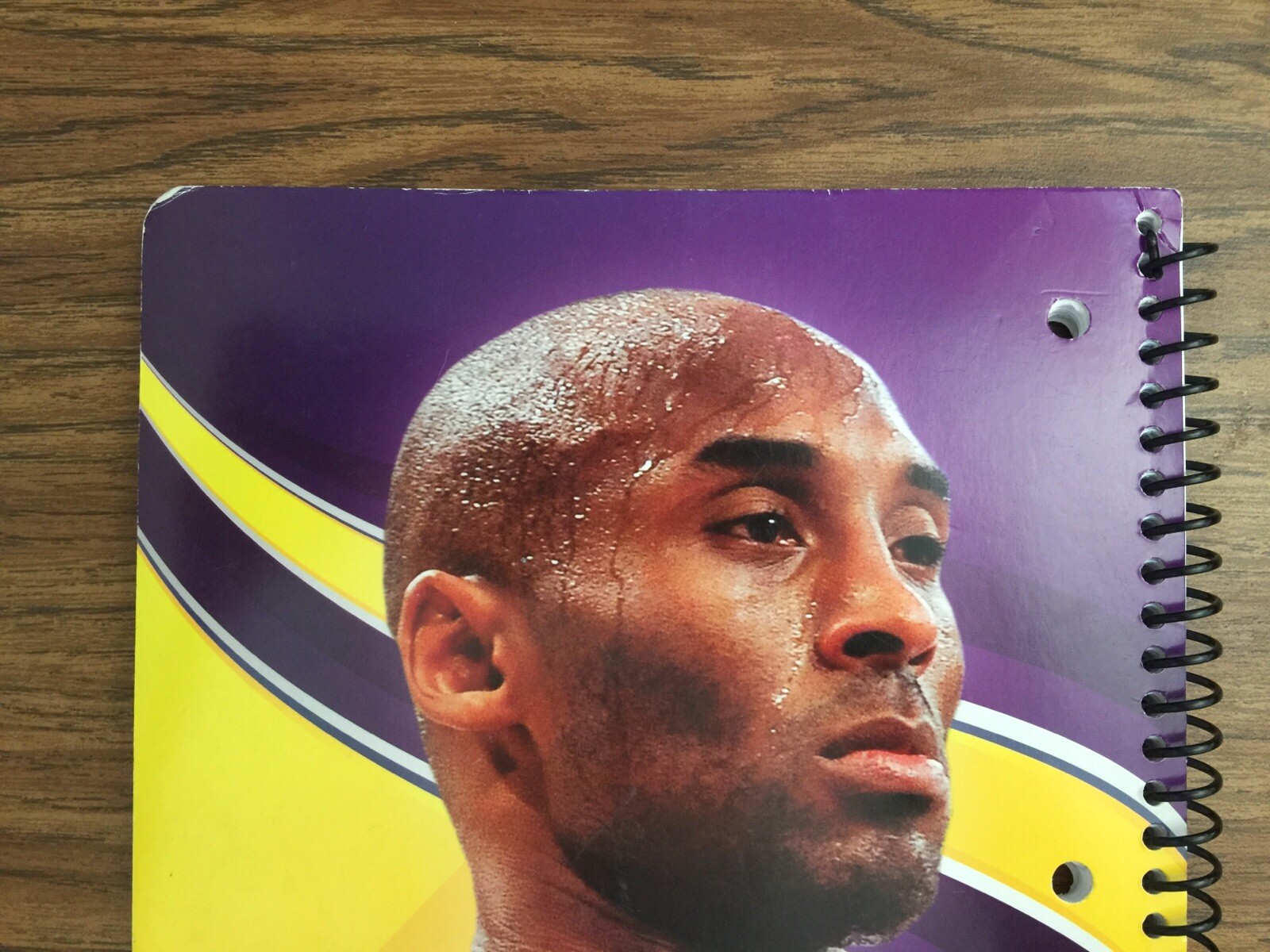 2014 KOBE BRYANT AUTOGRAPHED NBA SPIRAL NOTEBOOK – 80 SHEETS – 10.5 in. x 8 in.
