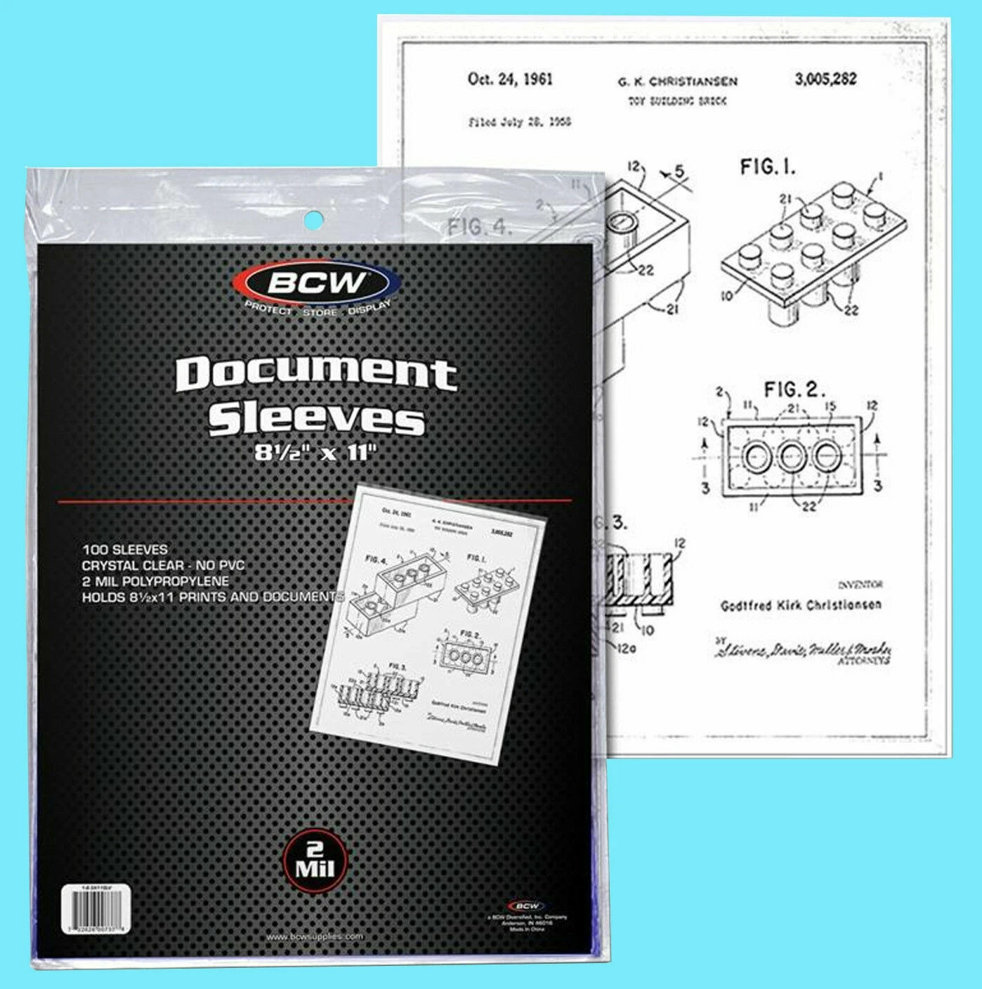 100 BCW 8.5×11″ MAGAZINE SOFT SLEEVES 2 MIL Photo Clear Poly 8-1/2×11 Print Page