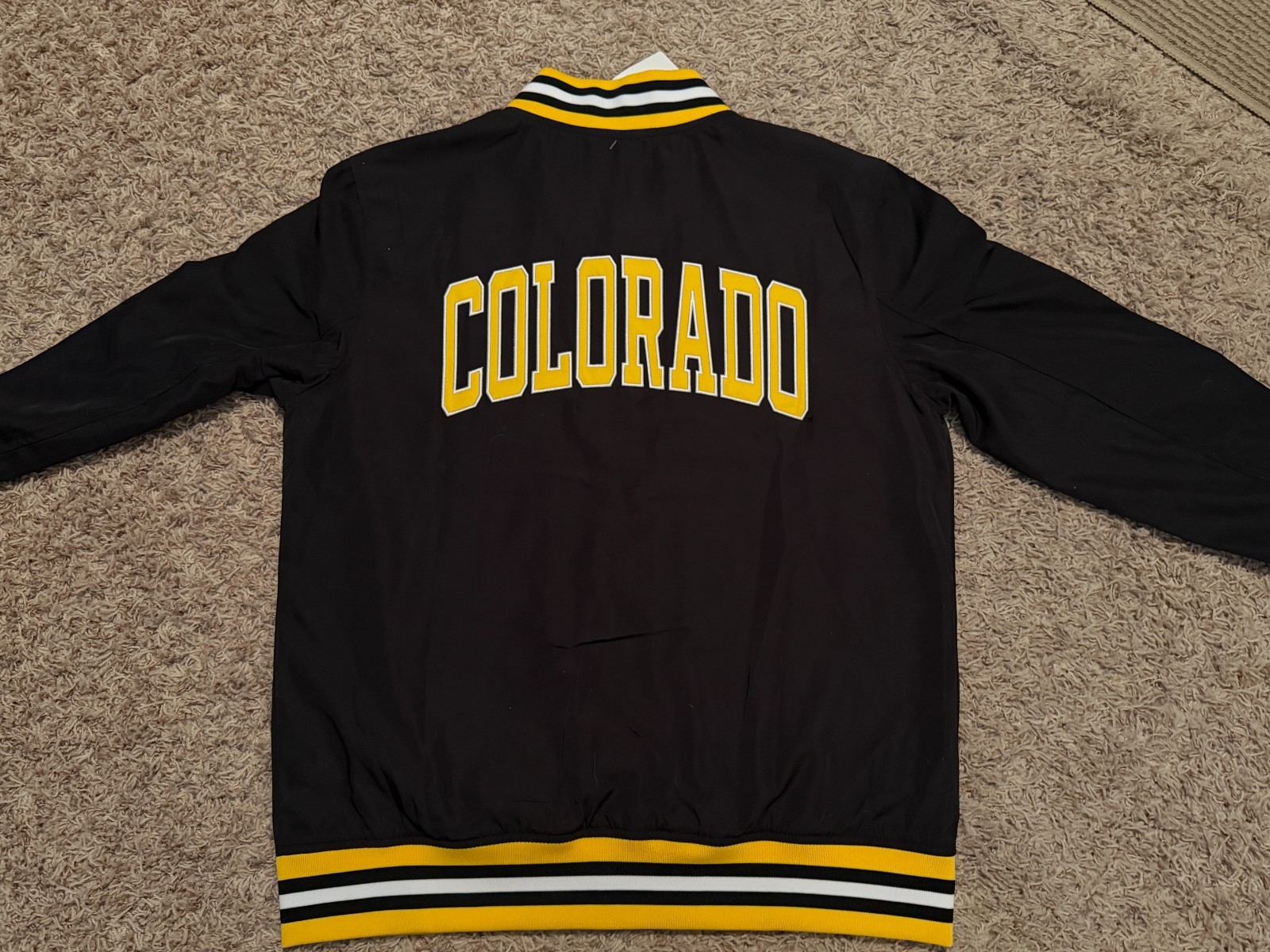 NEW University of Colorado Buffaloes Bomber Jacket – Homefield – Small (9836)