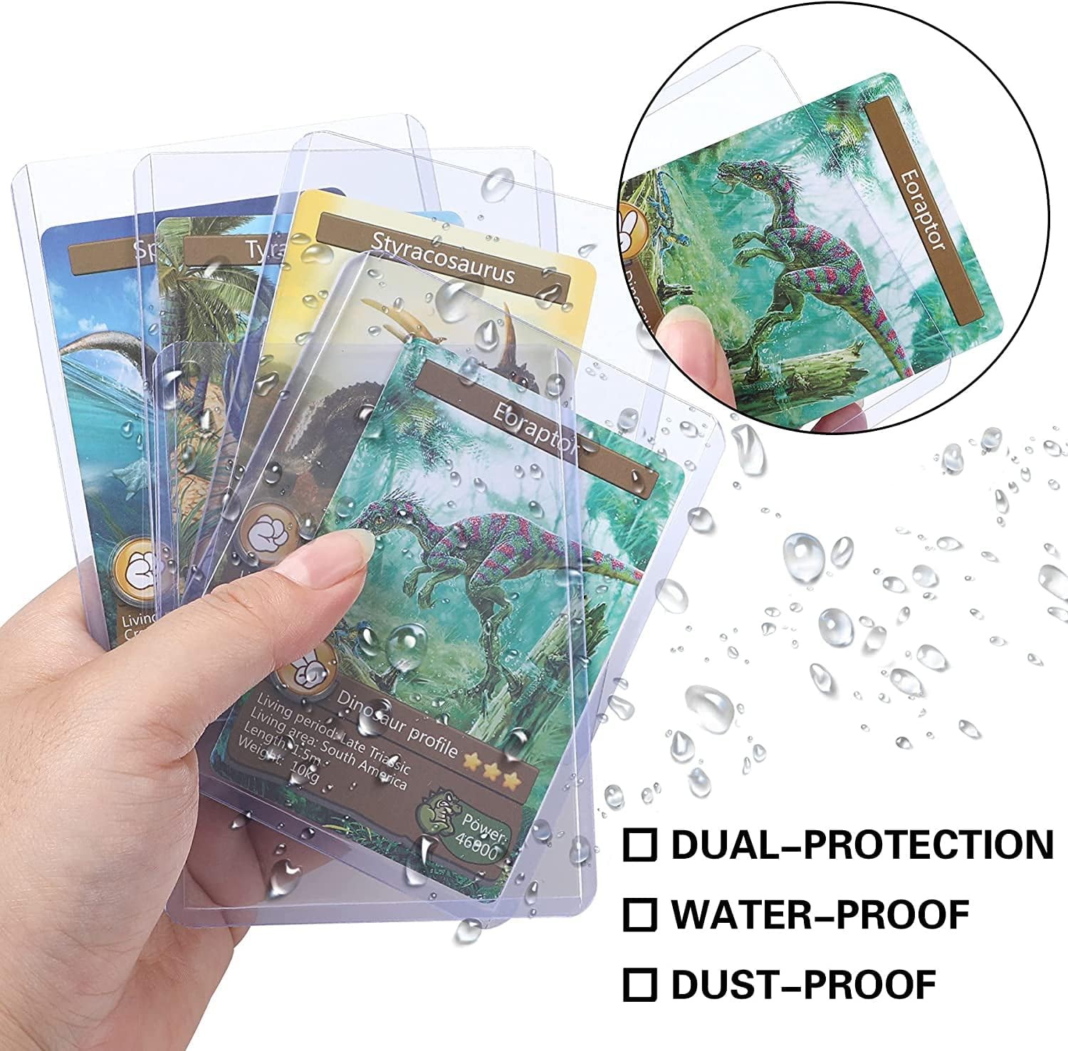 1000 PCS Toploaders and Panny Sleeves – Premium Hard Plastic Card Protectors,…