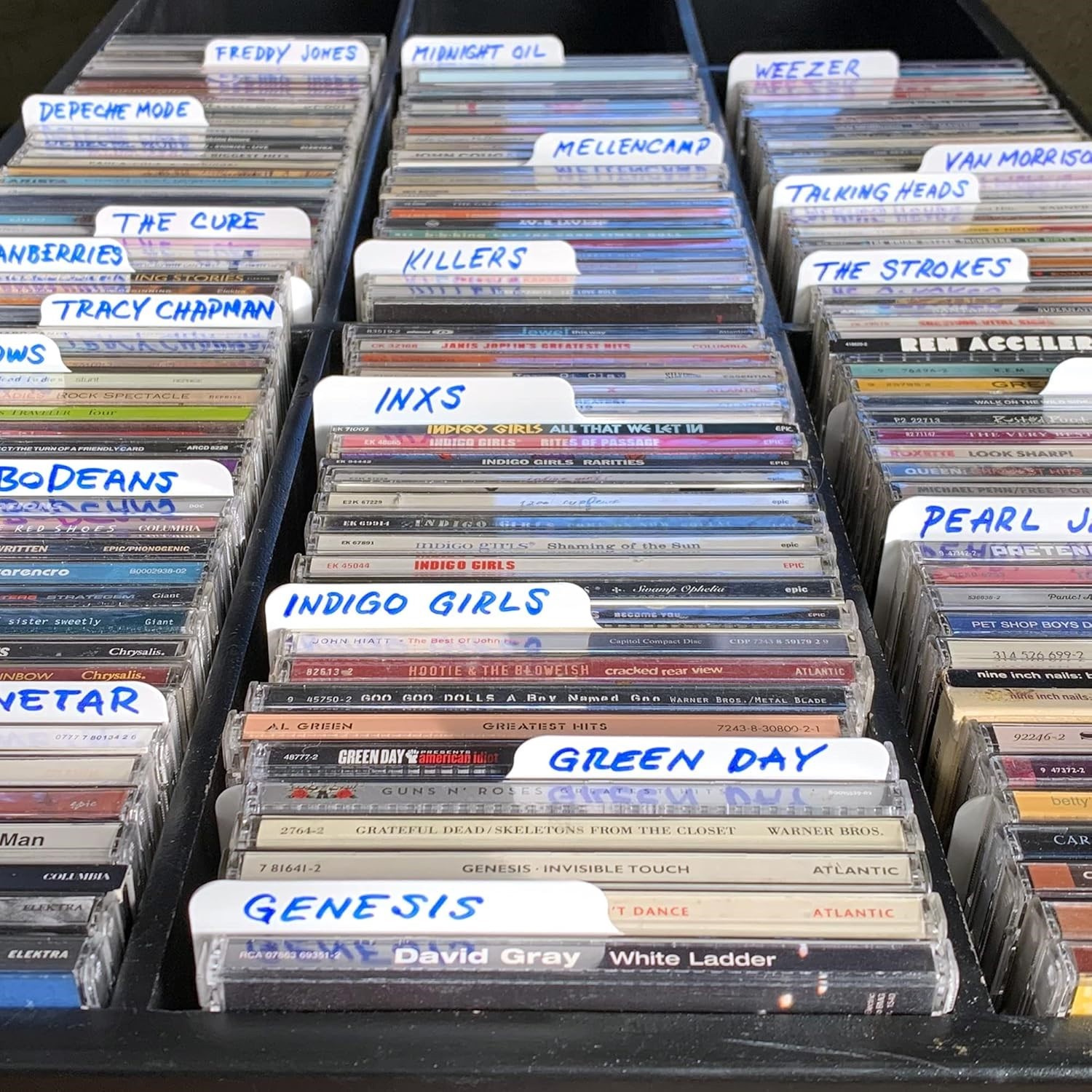 25 BCW White CD Dividers w/ Write On Index Tab Archival Quality For Jewel Cases