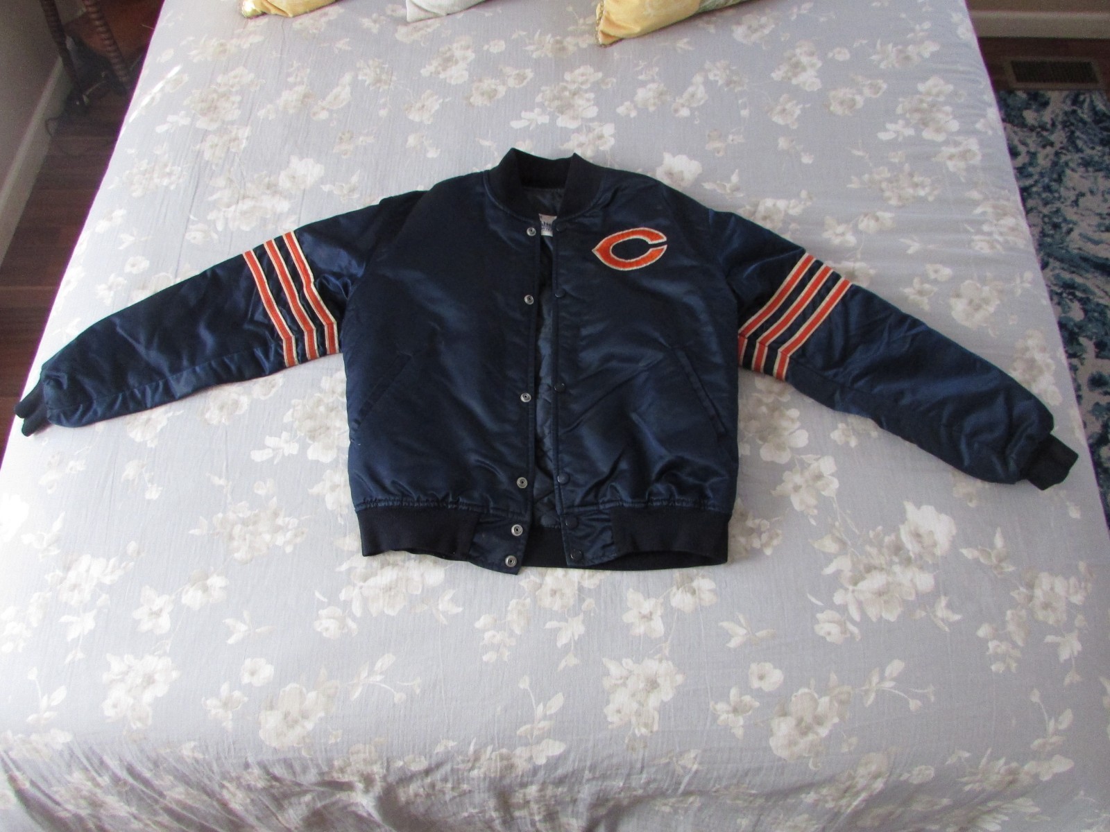 Chicago Bears NFL Football Starter Jacket M Team Sewn Authentic Vintage USA