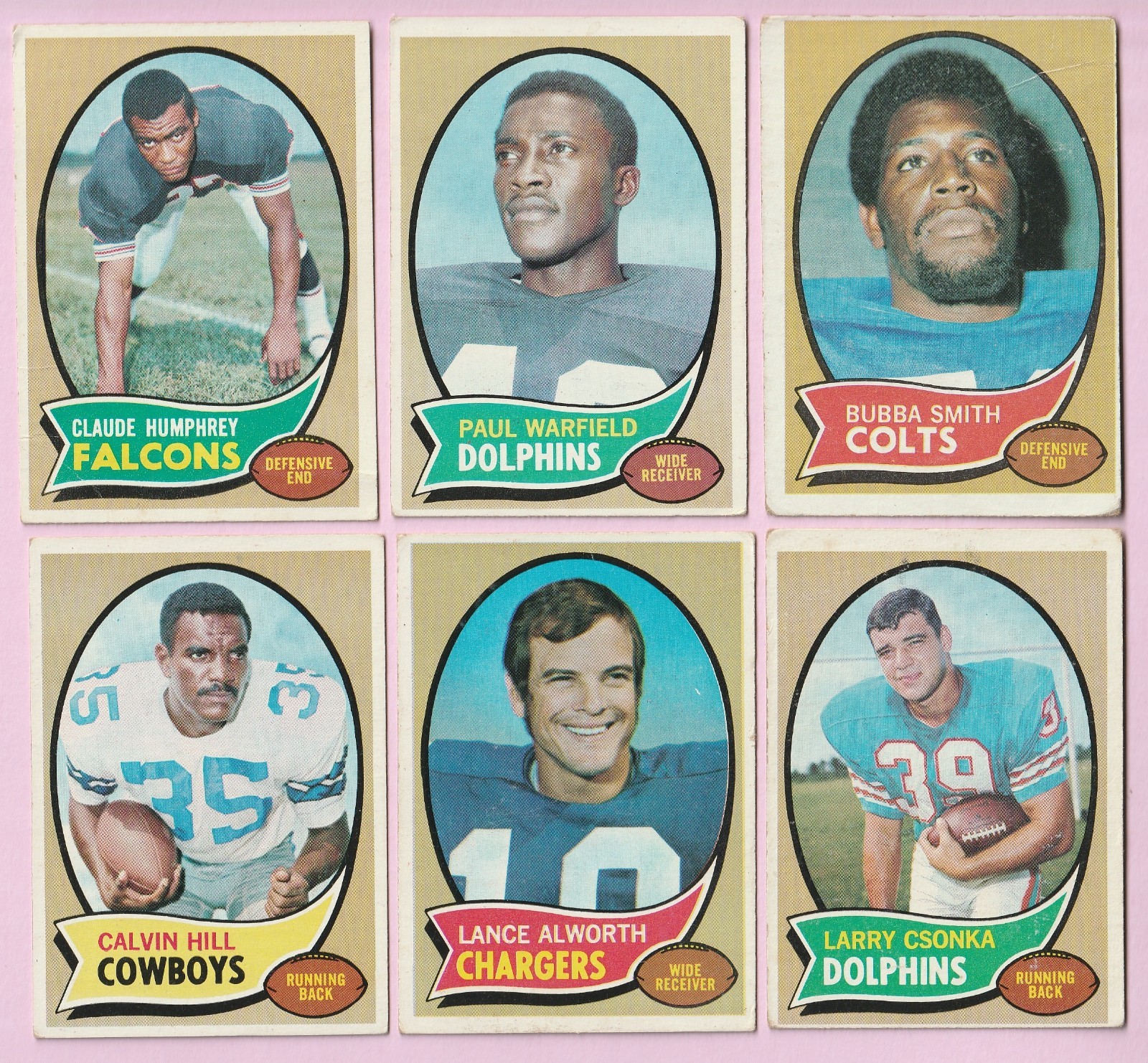 1970 Topps Football Card Partial Set Cards 1-263 160/263 LOADED WITH THE STARS