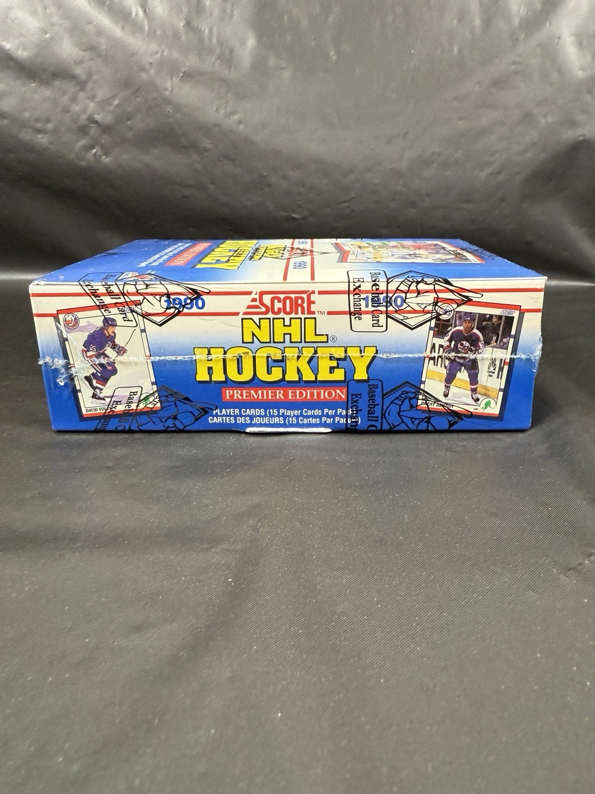 1990/91 Score Canadian Bi-Lingual Hockey Hobby Box BBCE FASC Verified Lindros RC