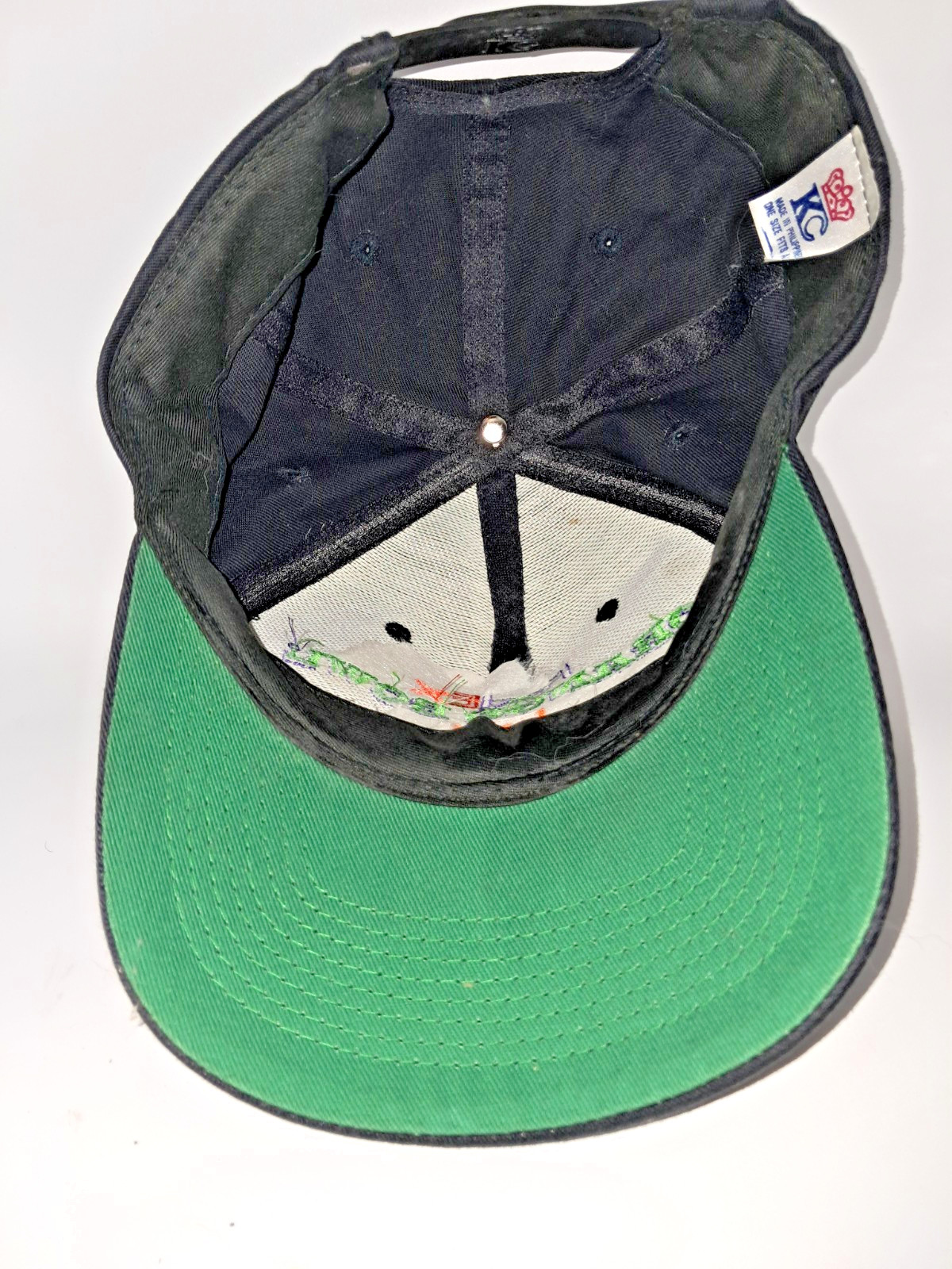 1998 FedEx Tennessee Black Orange Bowl Cap Purchased New at Game Excellent