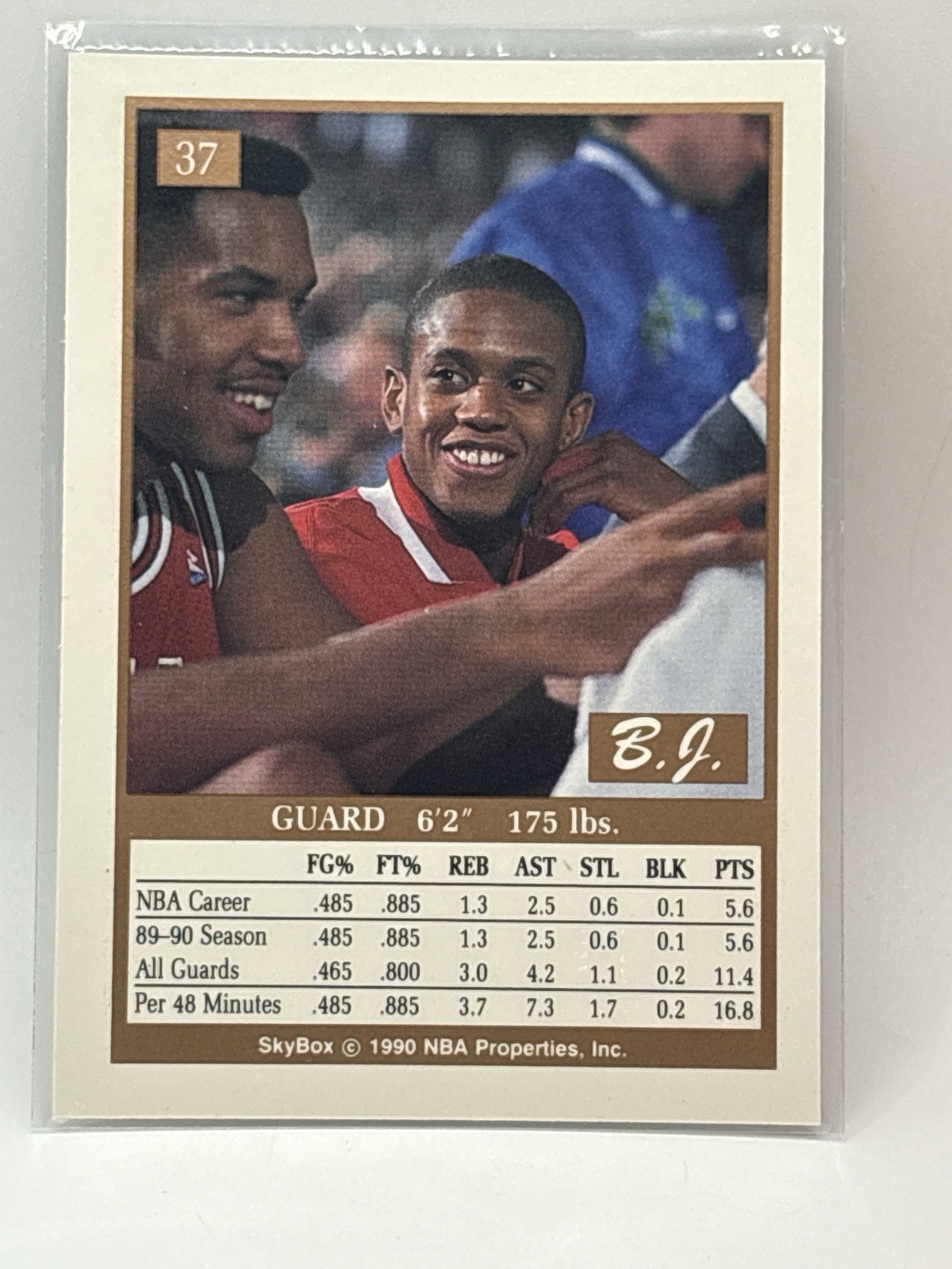 1990-91 Skybox – B.J. Armstrong #37 (RC)