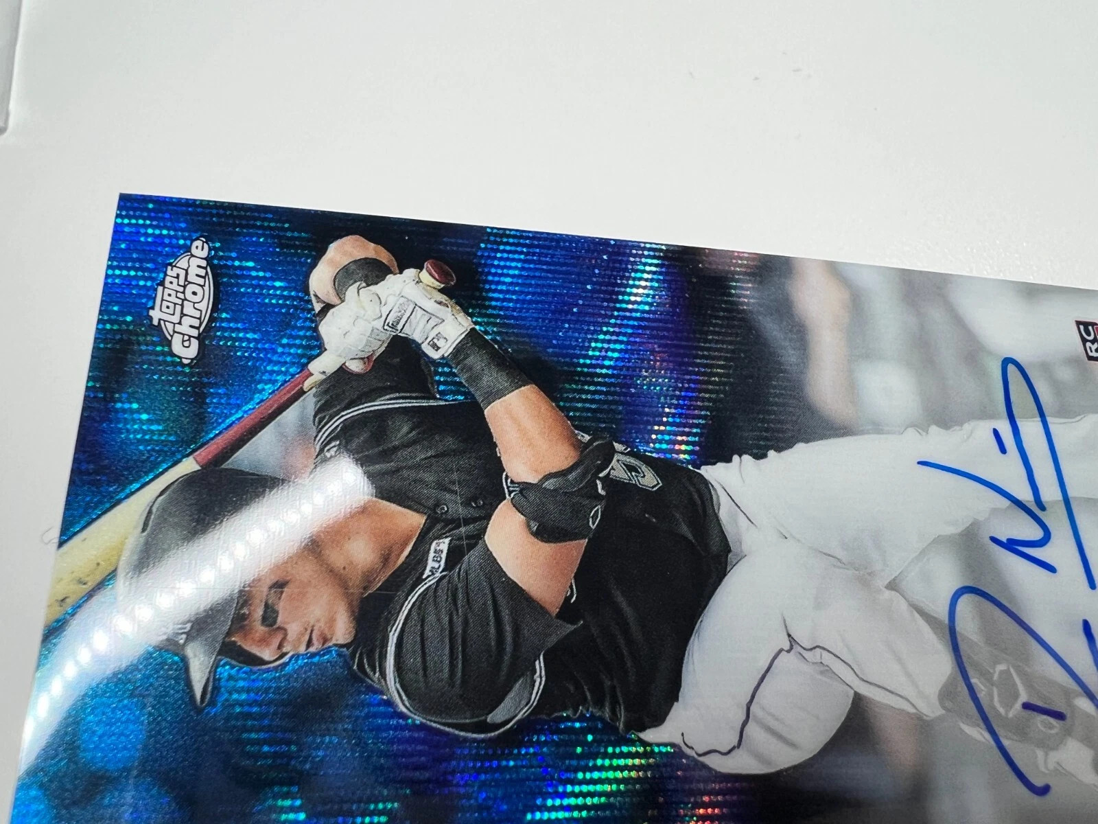 Dom Nunez 2020 Topps Chrome Blue Wave Refractor Auto RC /150 #RA-DN Rockies
