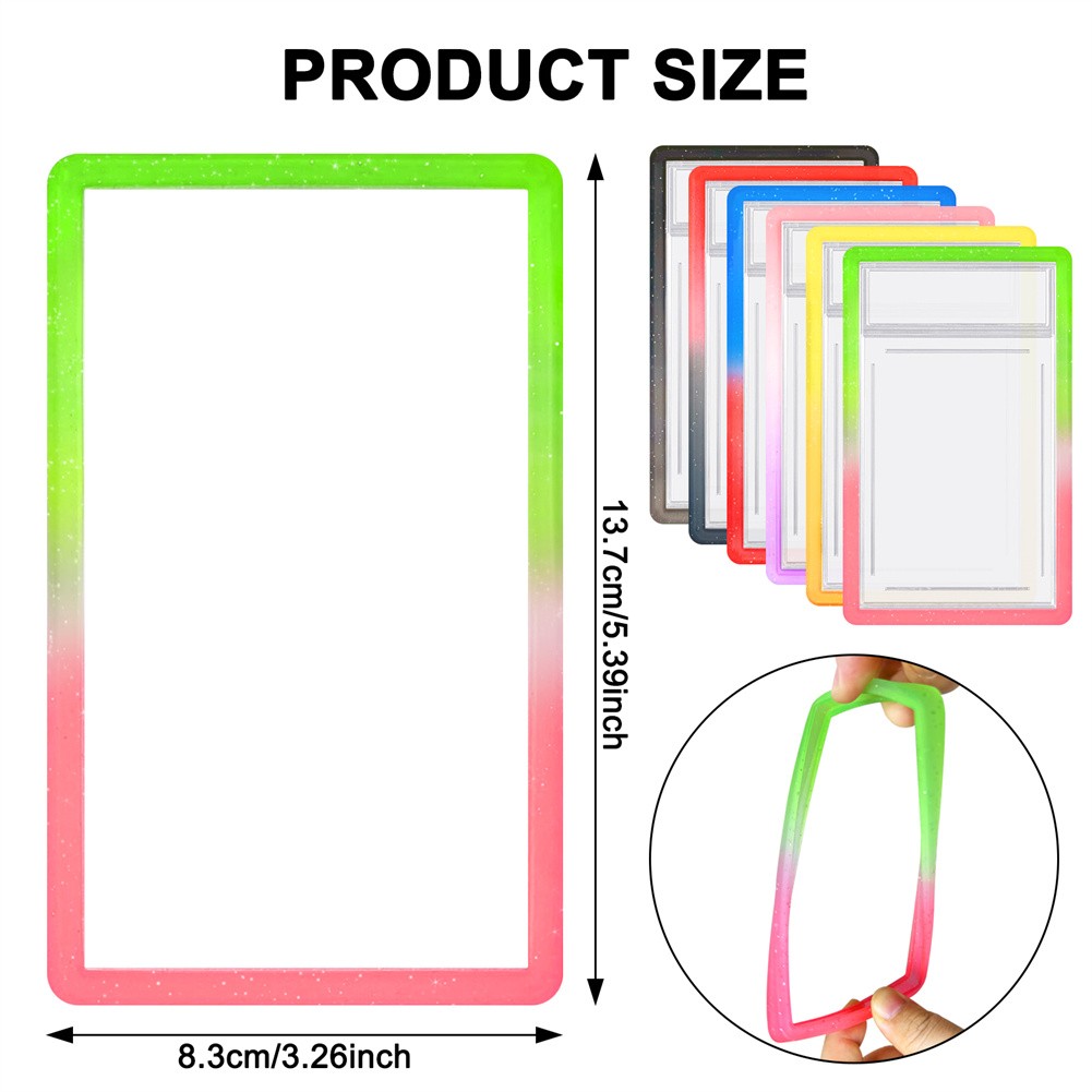 12 For PSA Graded Card Slab Bumper Guard Protector Skin TPU – Gradient Colors