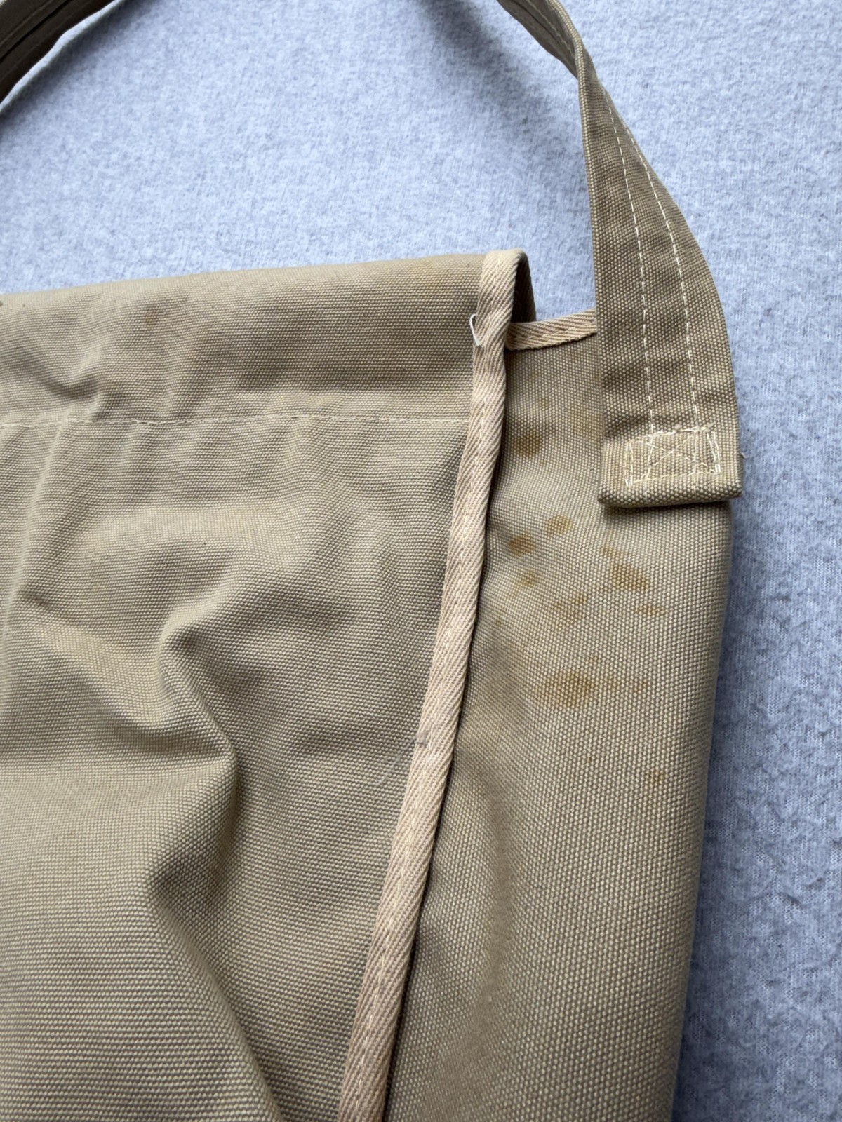 Vintage NBC Sports Wimbledon Bag Messenger One Size Beige Canvas Tennis 1978