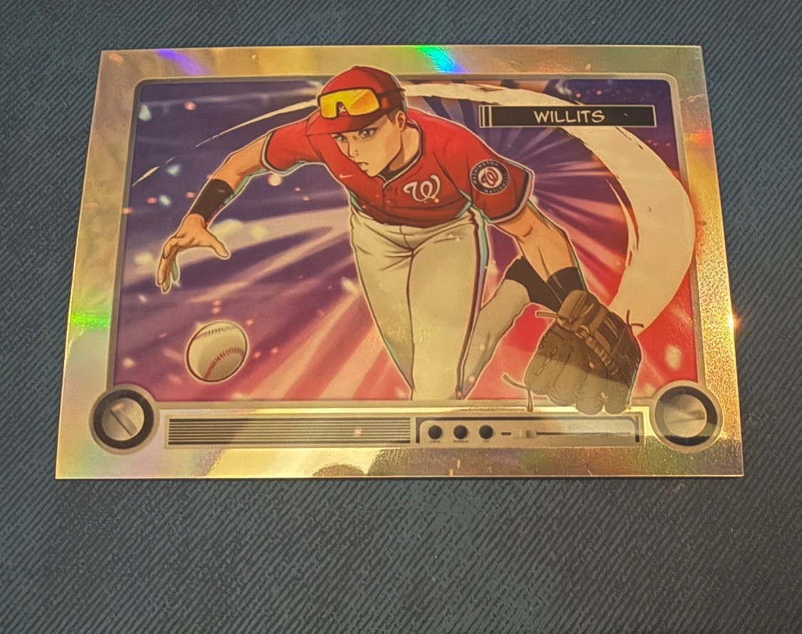 Eli Willits 2026 Bowman Anime SSP #BA-14 Nationals #1 Draft pick!!!🔥🔥🔥