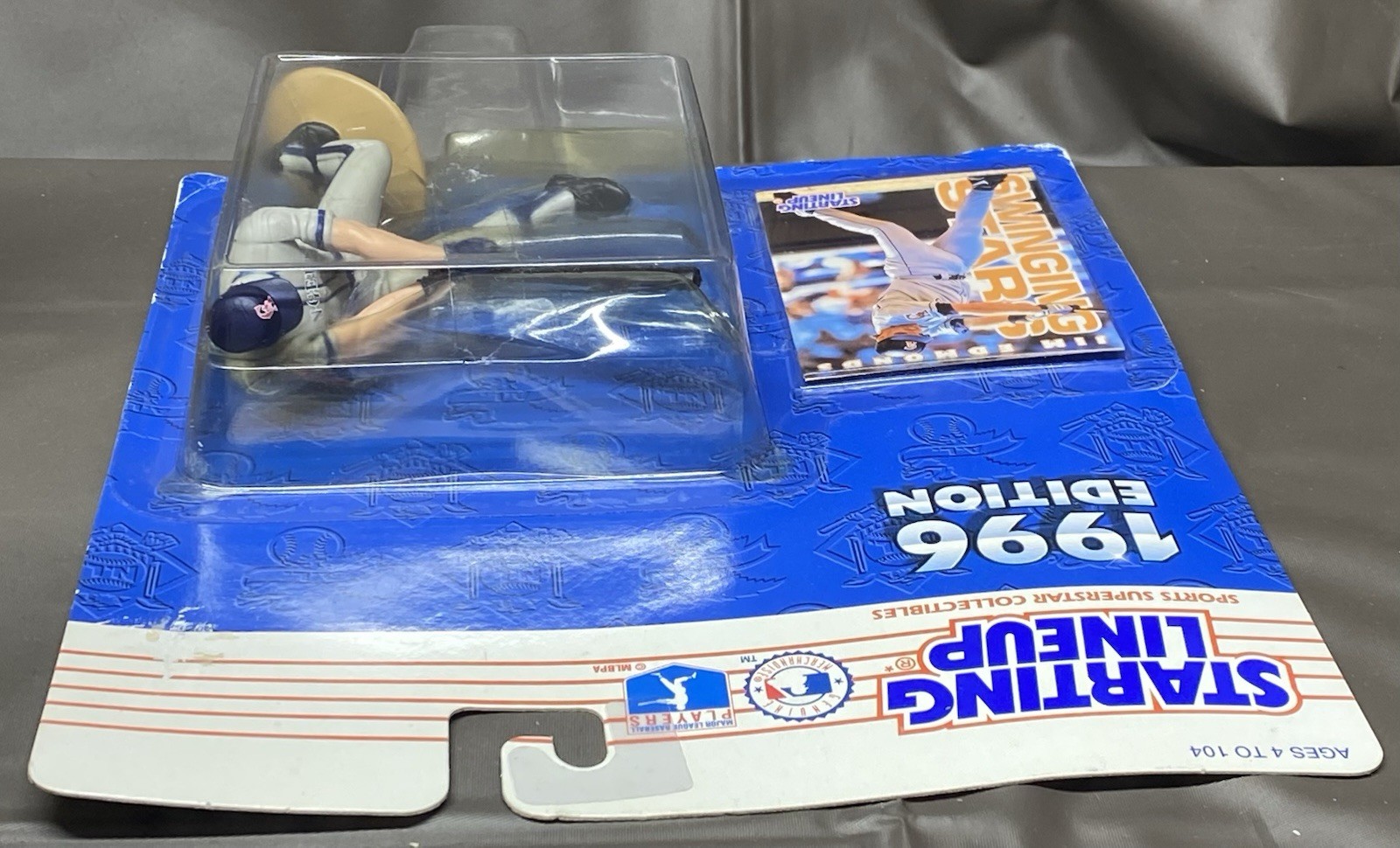 Jim Edmonds Starting Lineup Kenner 1996 MLB California Angels Figure And Card