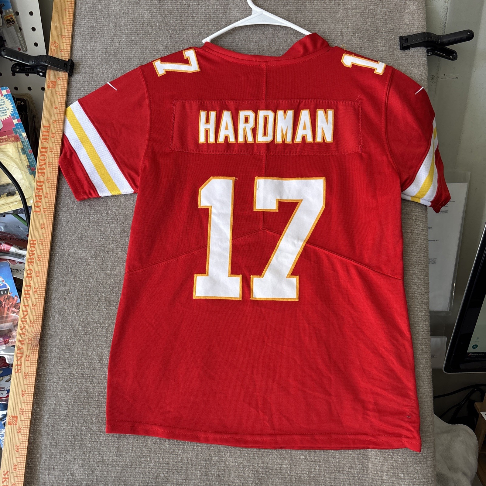 Nike Kansas City Chiefs Mecole Hardman Jr Red Jersey Size Men’s Small STITCHED