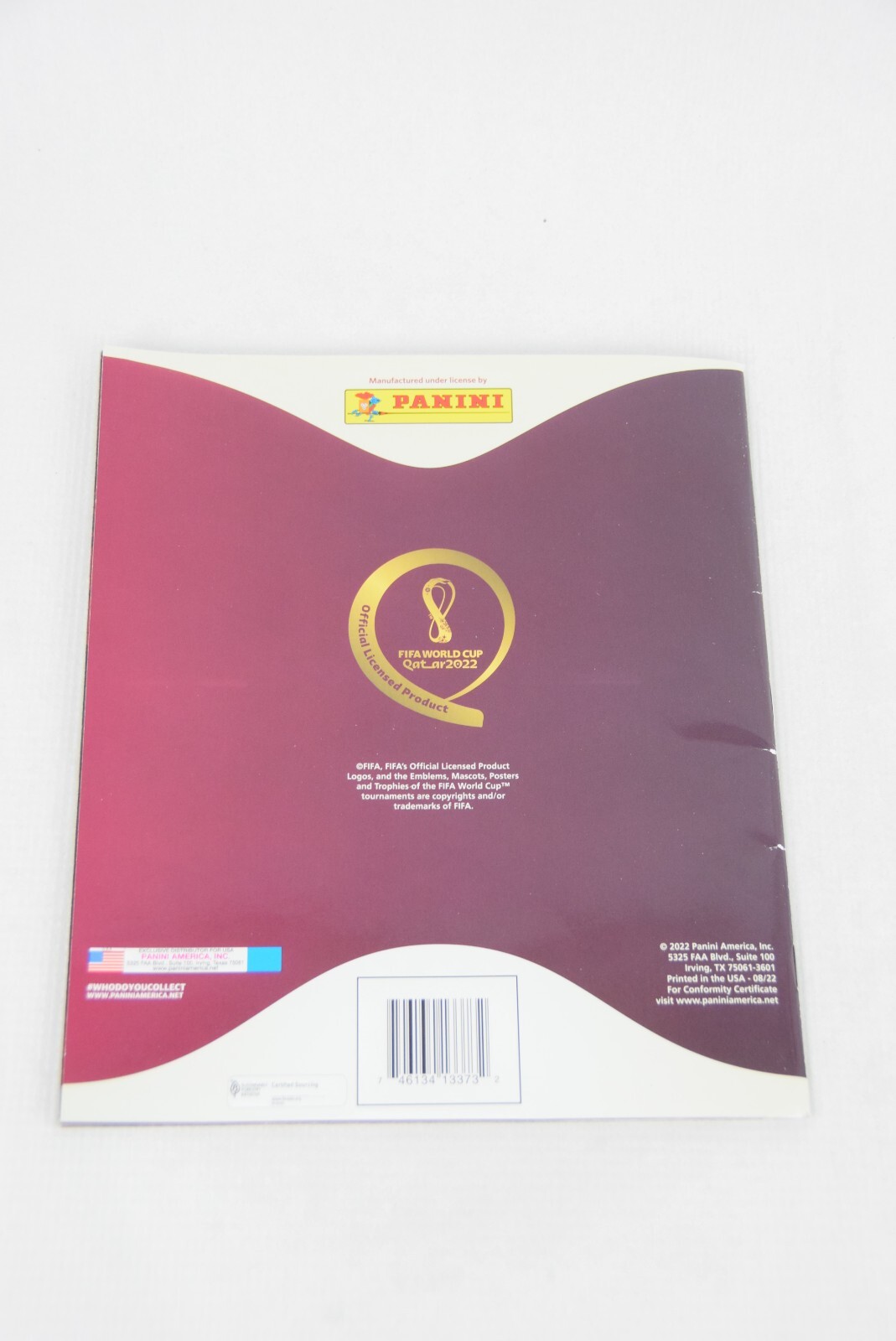 Panini Fifa World Cup Qatar 2022 Official Sticker Album w/ 10 Stickers
