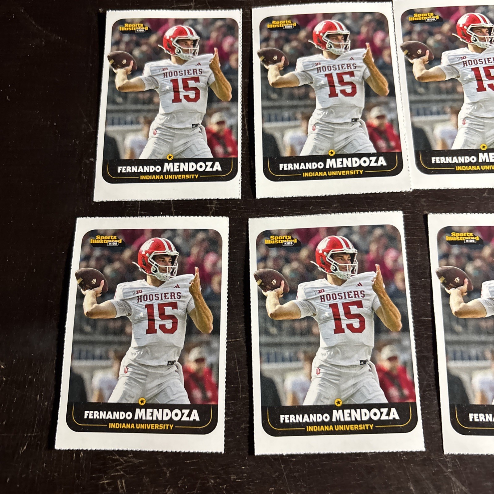 Lot Of 10 2026 Si For Kids Fernando Mendoza NCAA Football Rookie Card Nm 1227 Rc