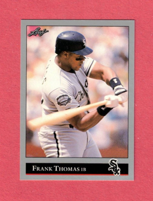 1992 Leaf Frank Thomas Baseball Card #349 NM-MT