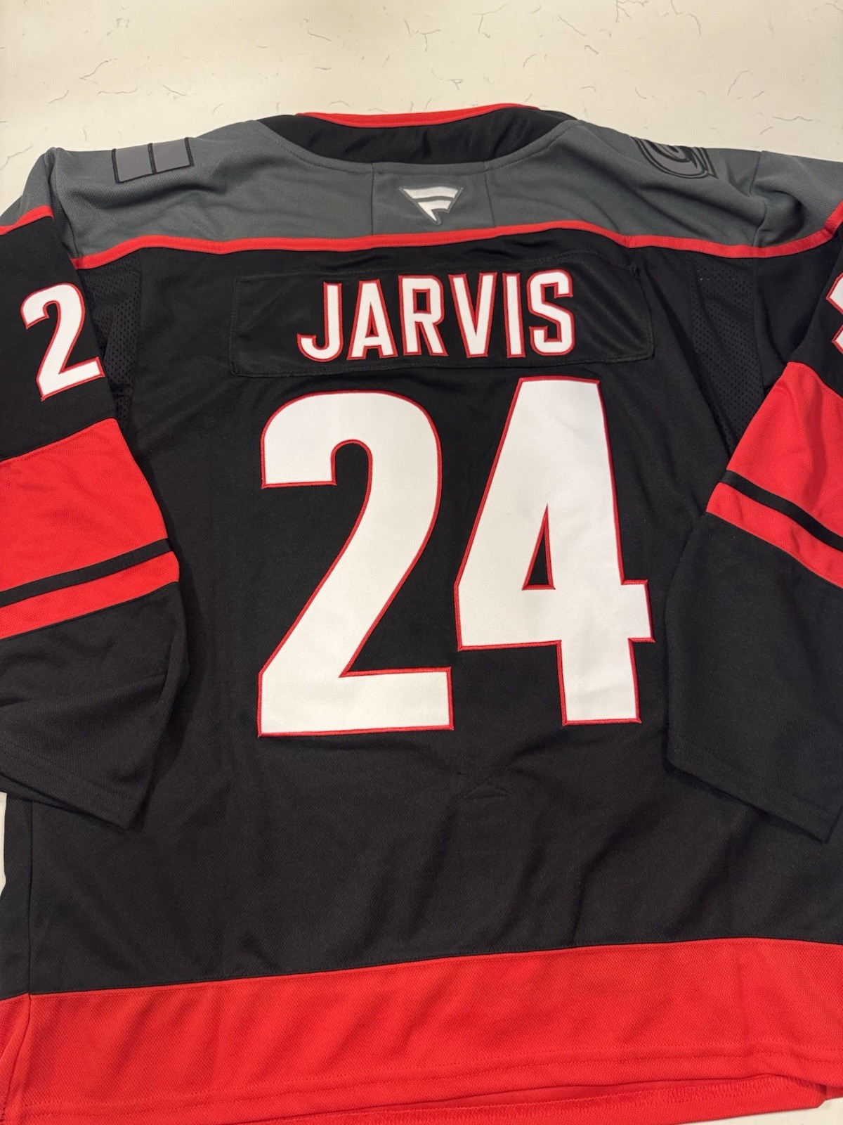 Seth JARVIS Carolina Hurricanes #24 Black Alt. Jersey All Sizes New w/tag 2026
