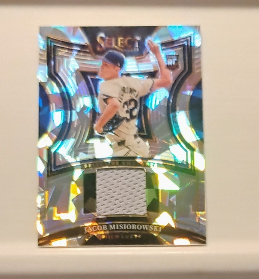 JACOB MISIOROWSKI ROOKIE SELECTIVE SWATCHES Silver Cracked Ice Prizm SP