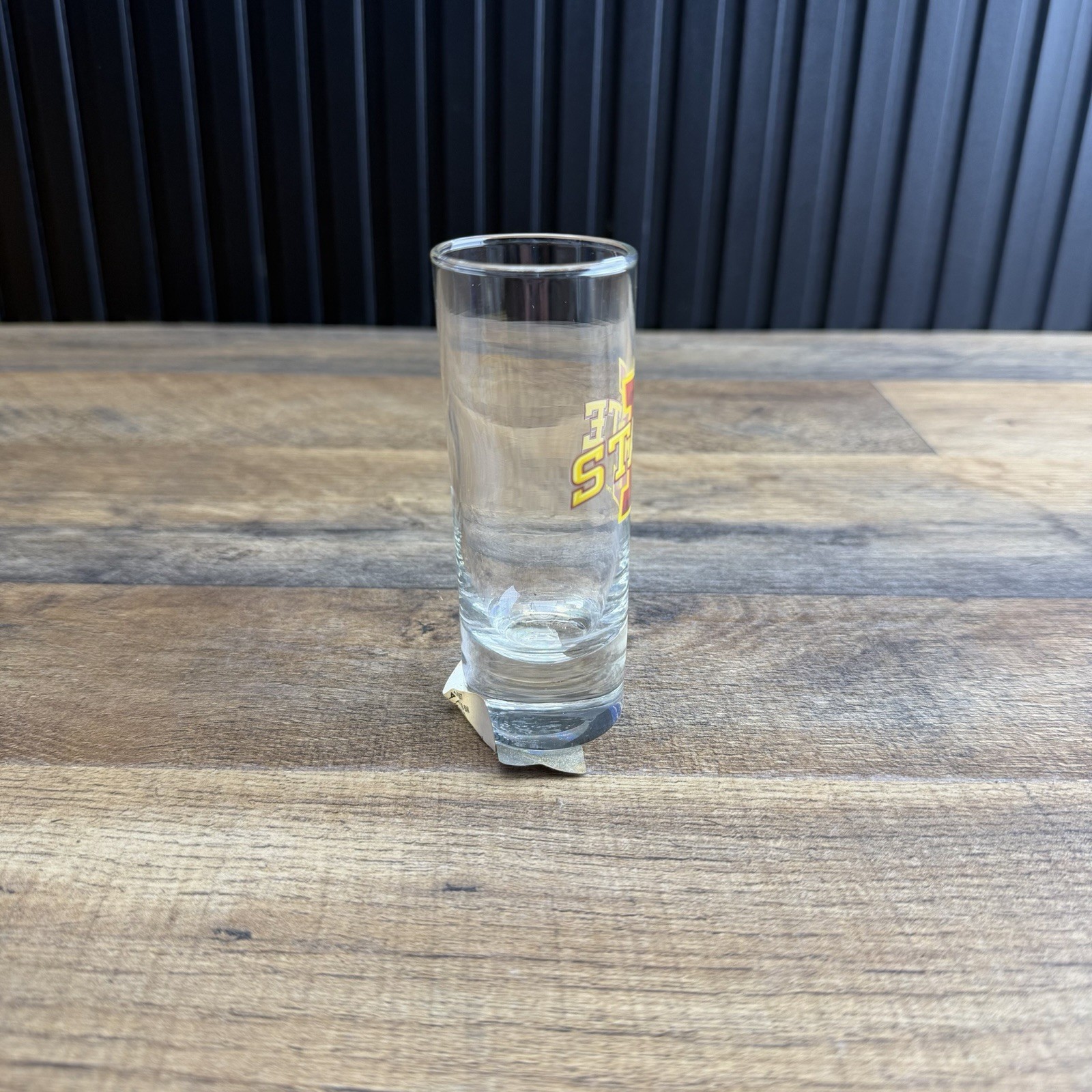 NCAA Iowa State University 2.5 oz Logo Clear Cordial Shooter Shot Glass