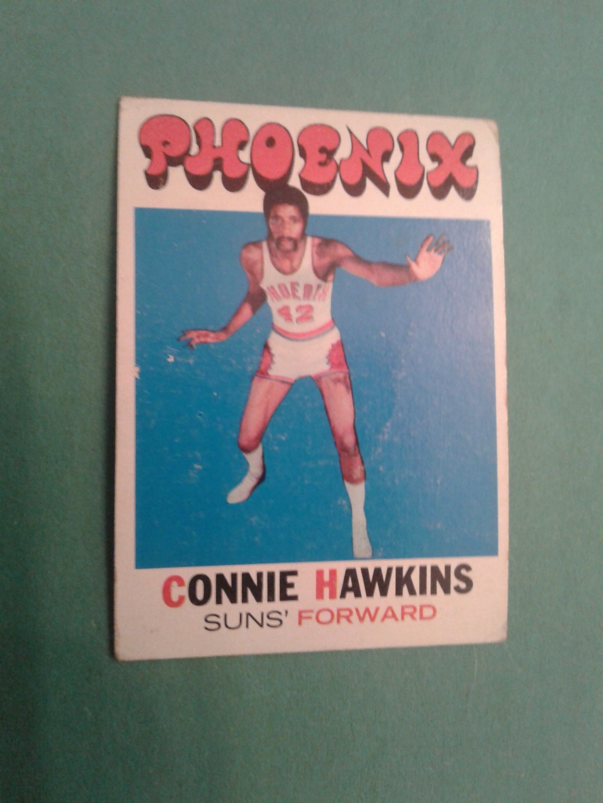 1971-72 Topps 4 Phoenix Suns – Dick Van Arsdale, Connie Hawkins, et al