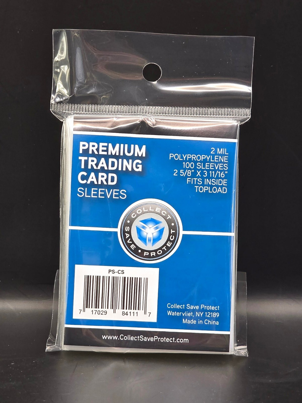 100 CSP 3×4 Standard Toploaders + 100 Penny Sleeves Top Loaders Card Holders