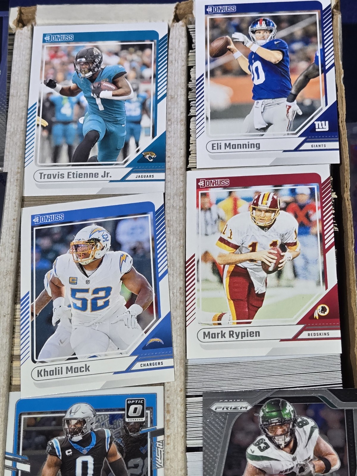5500+ Sports Card Lot Monster Box NFL NBA MLB Unsearched Prizm Optic Chrome Lot