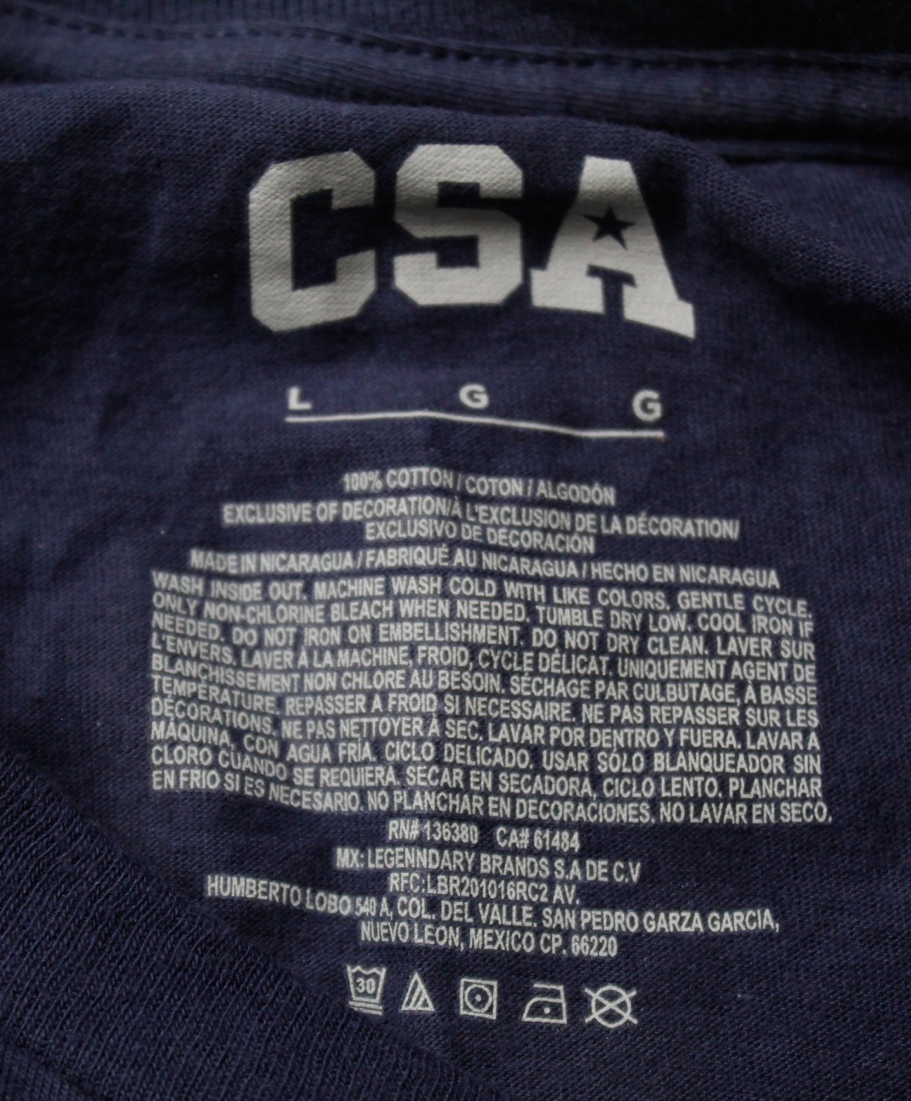 Dallas Cowboys Unisex Adult’s Long Sleeve Football Est. 1960 Tee WR4 Navy Large
